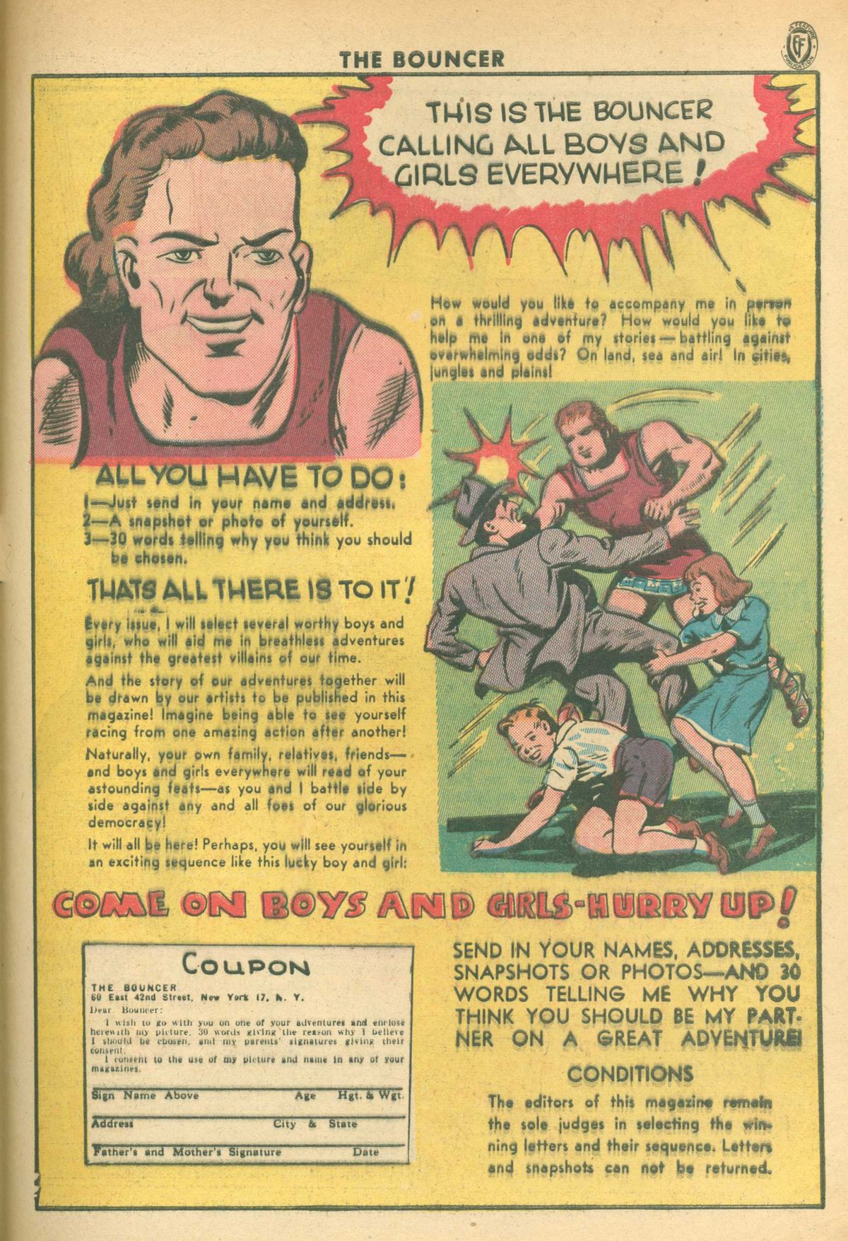 Read online The Bouncer (1944) comic -  Issue #11 - 33