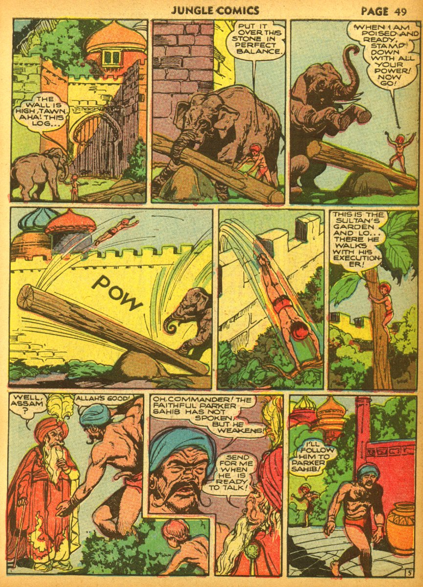 Read online Jungle Comics comic -  Issue #17 - 51