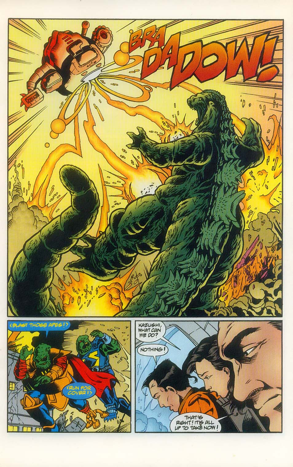 Read online Godzilla (1995) comic -  Issue #8 - 17