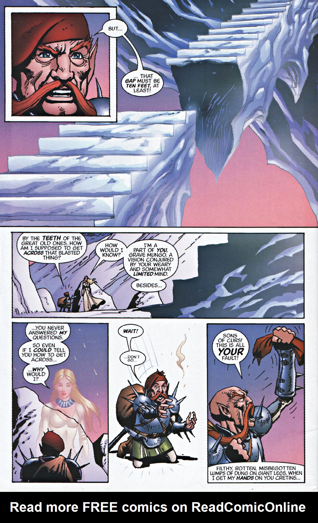 Read online R.A. Salvatore's DemonWars: Trial By Fire comic -  Issue #4 - 5