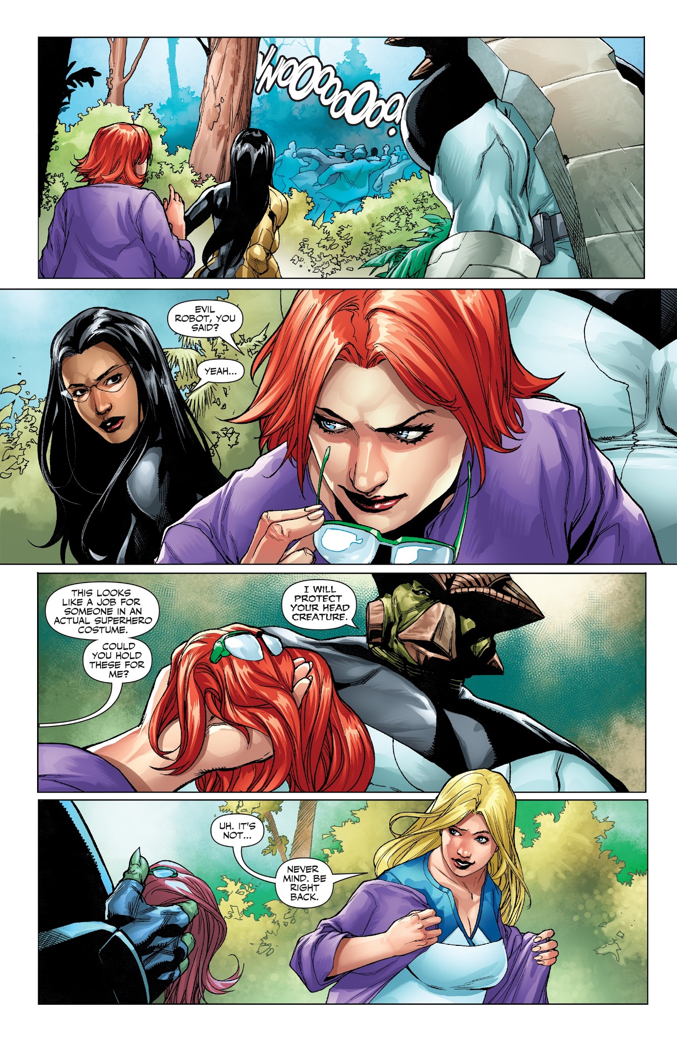 Read online Faith and the Future Force comic -  Issue #1 - 14