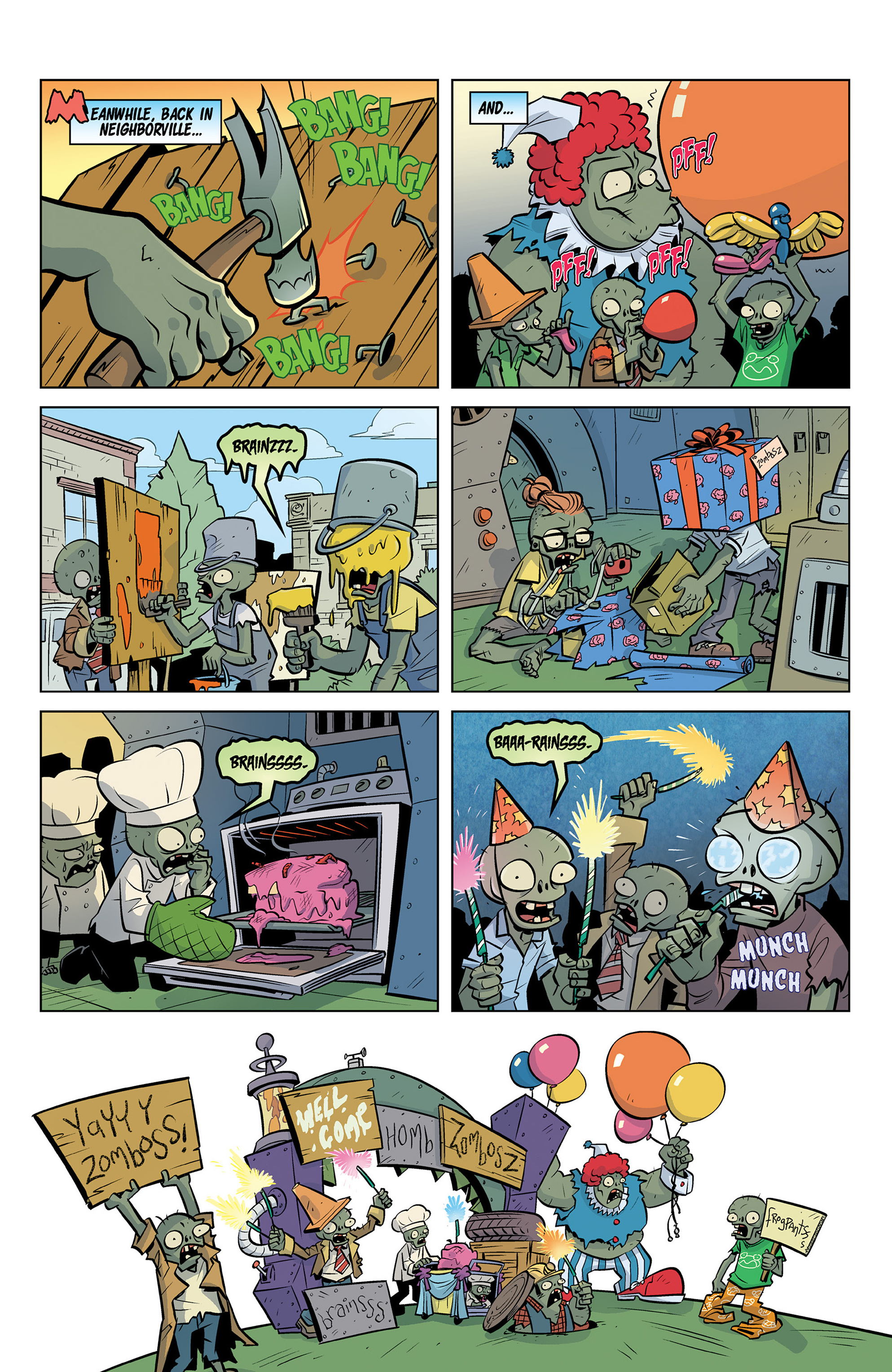 Read online Plants vs. Zombies: Petal to the Metal comic -  Issue #8 - 14