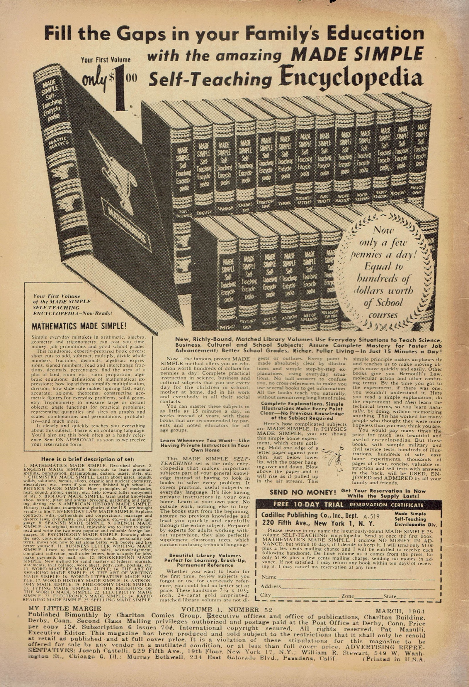 Read online My Little Margie (1954) comic -  Issue #52 - 2