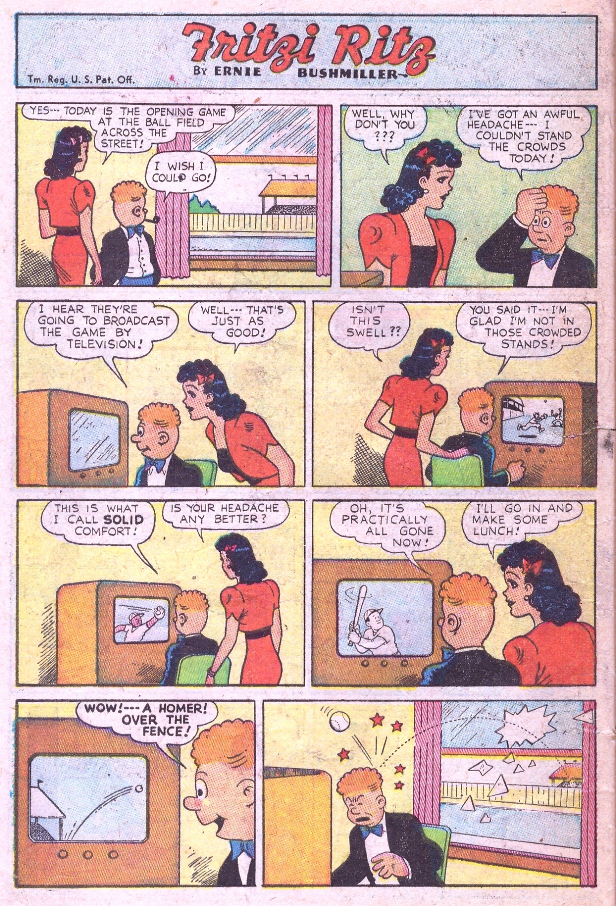 Read online Fritzi Ritz (1948) comic -  Issue #1 - 24