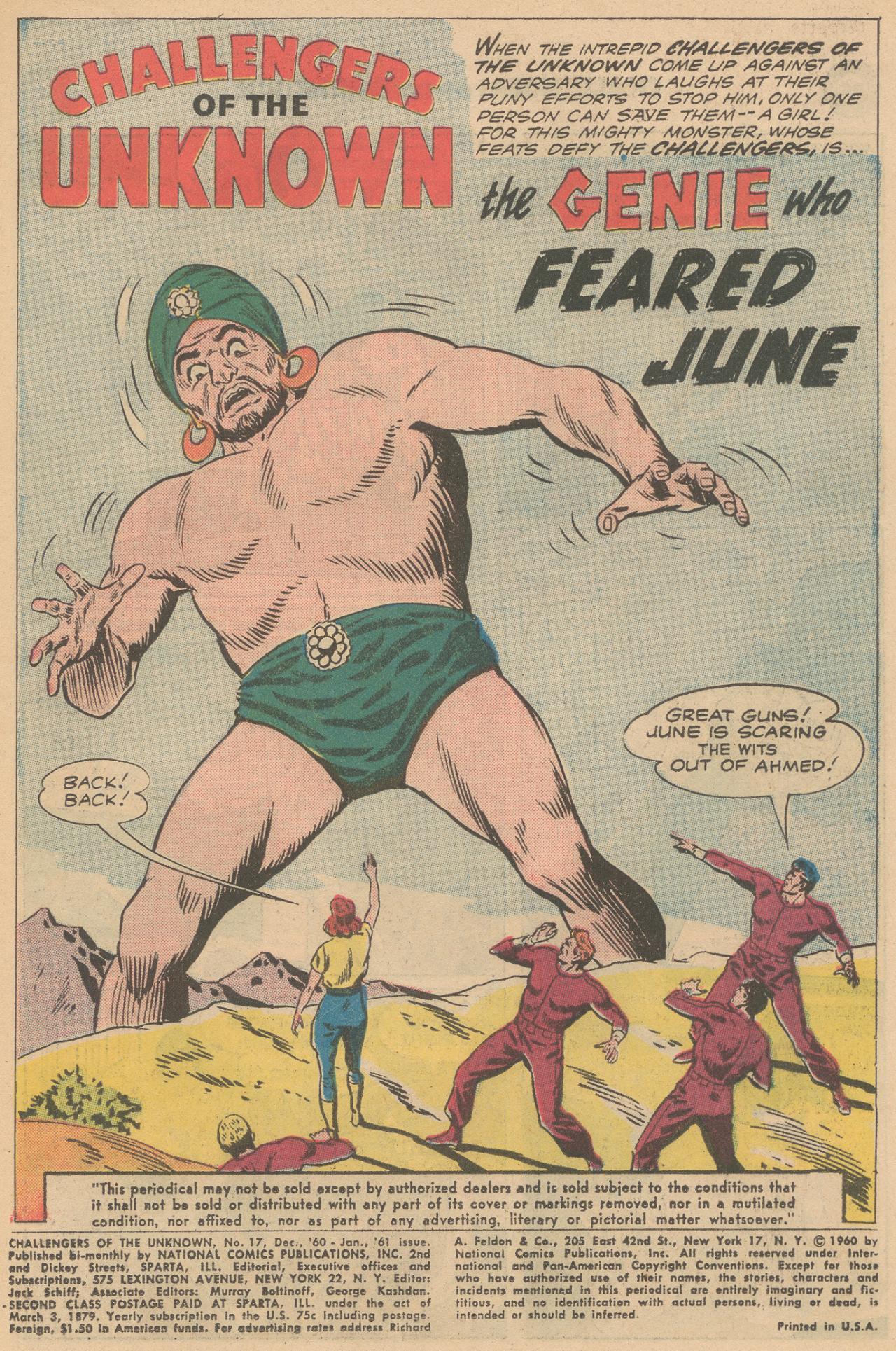 Challengers of the Unknown (1958) Issue #17 #17 - English 2