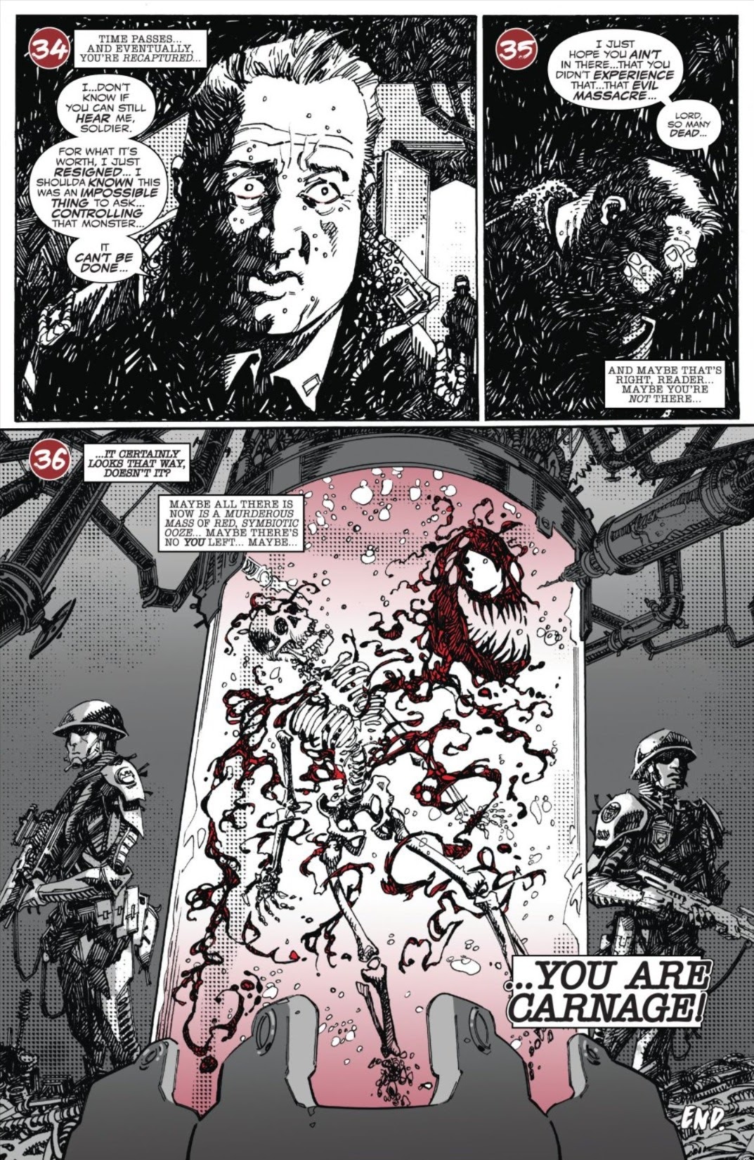 Read online Carnage: Black, White & Blood comic -  Issue #1 - 31
