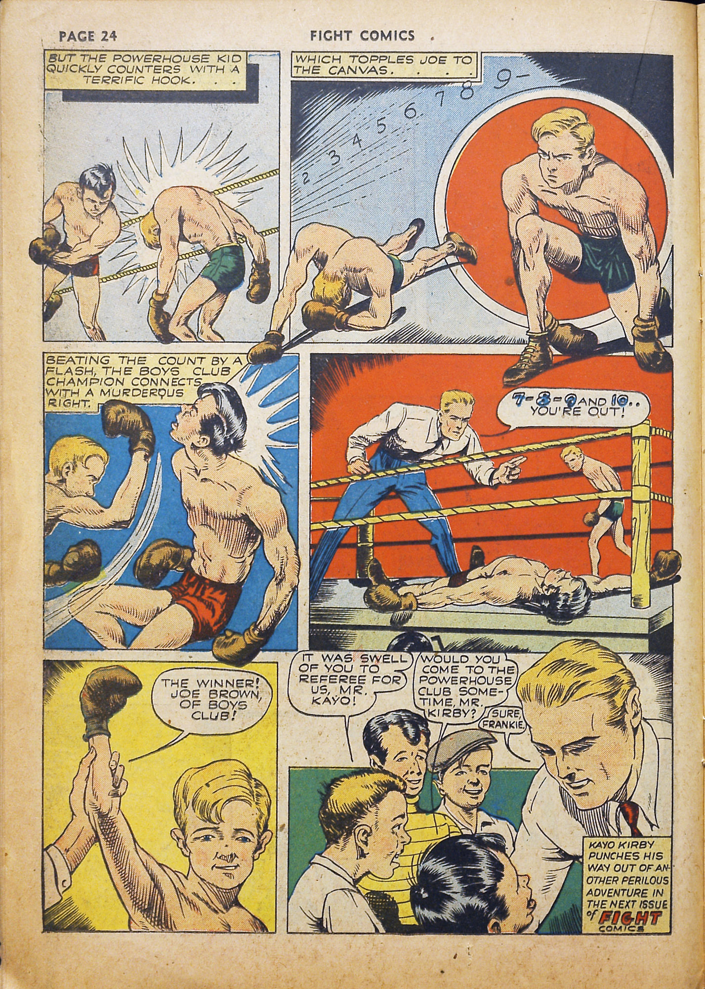 Read online Fight Comics comic -  Issue #18 - 30