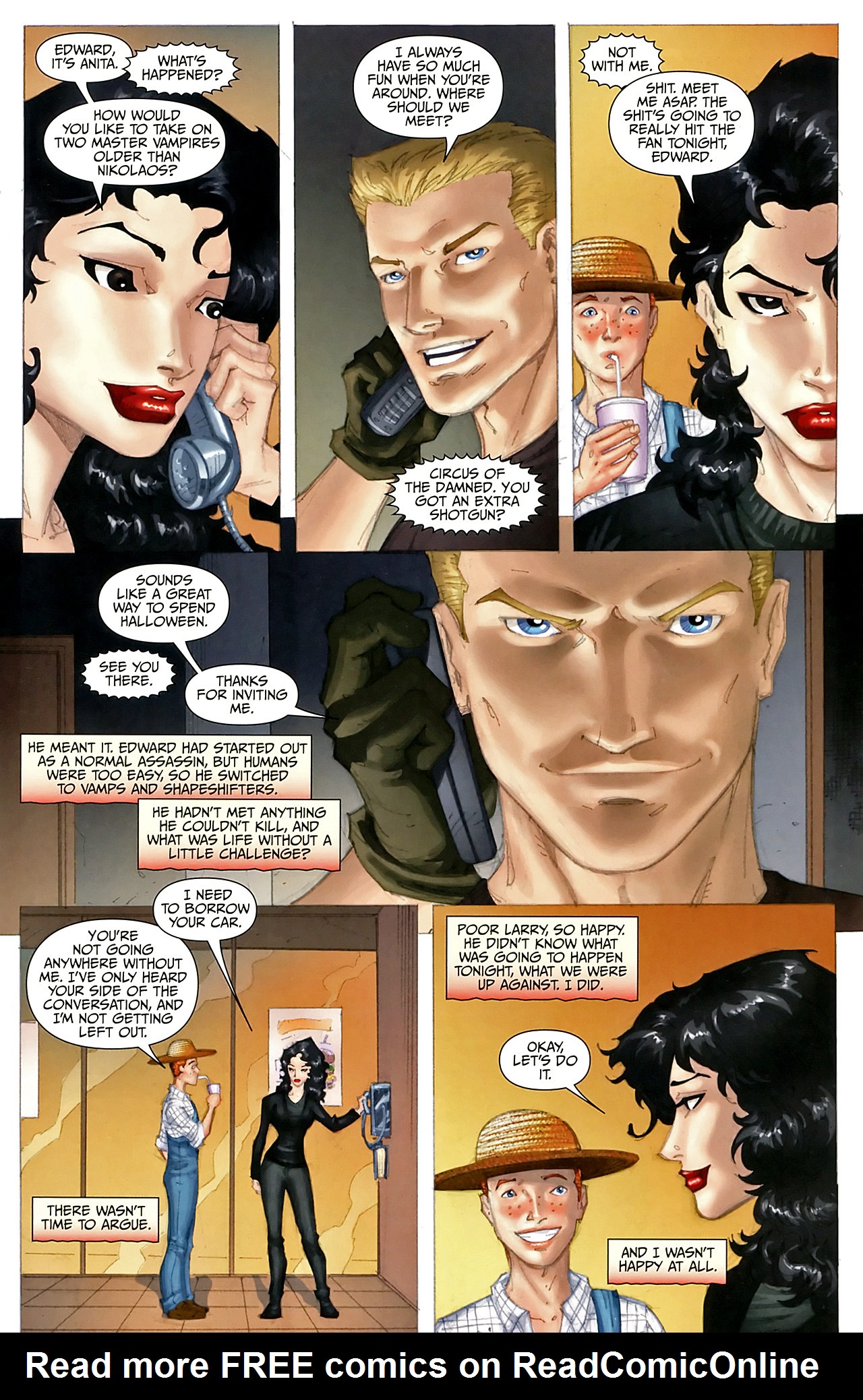 Read online Anita Blake, Vampire Hunter: Circus of the Damned - The Scoundrel comic -  Issue #4 - 7