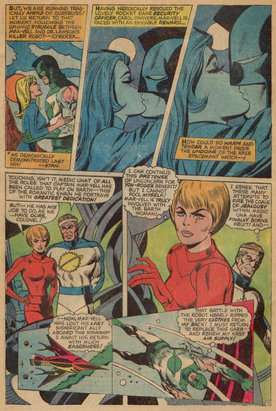 Read online Captain Marvel (1968) comic -  Issue #10 - 3