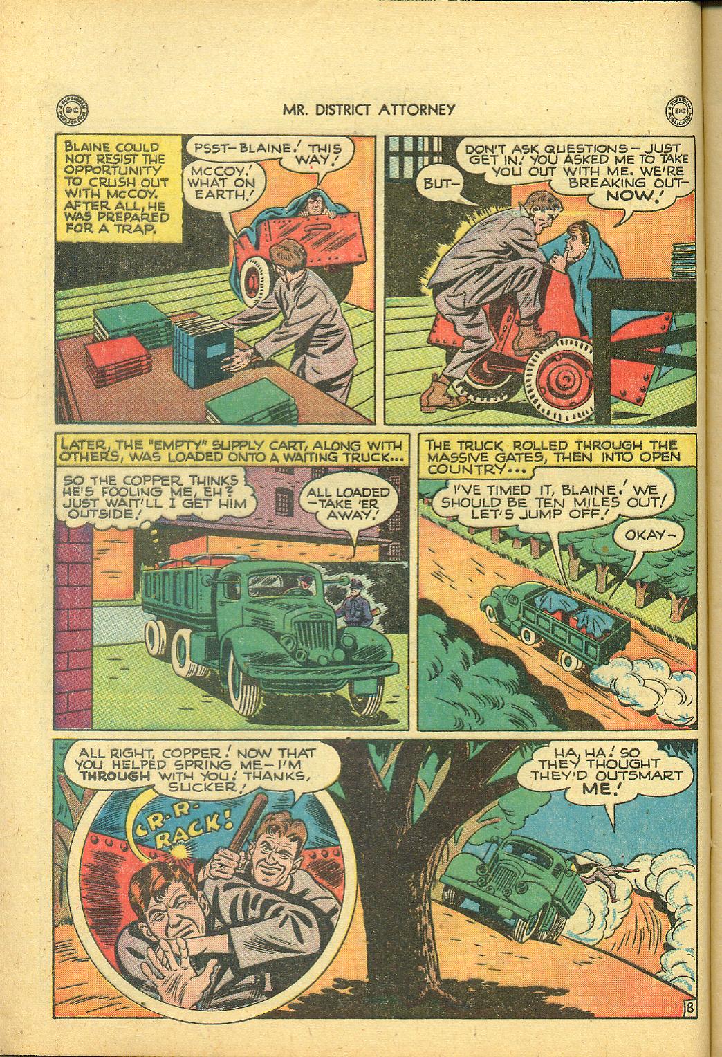 Read online Mr. District Attorney comic -  Issue #2 - 10