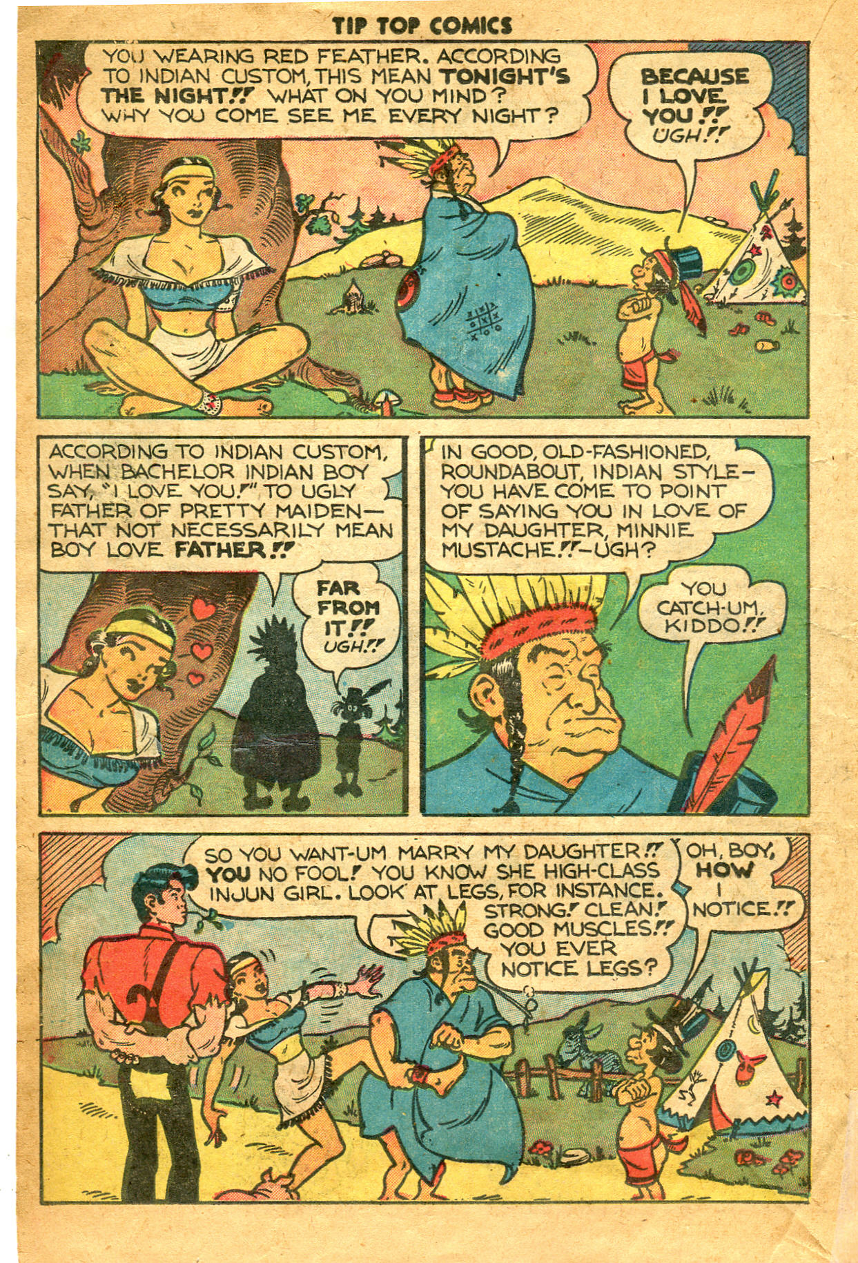 Read online Tip Top Comics comic -  Issue #154 - 14