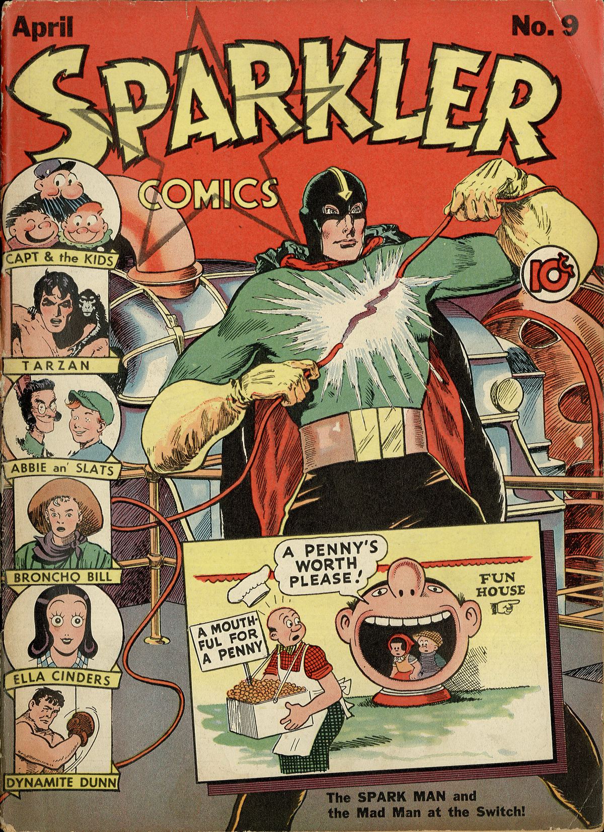 Read online Sparkler Comics comic -  Issue #9 - 1