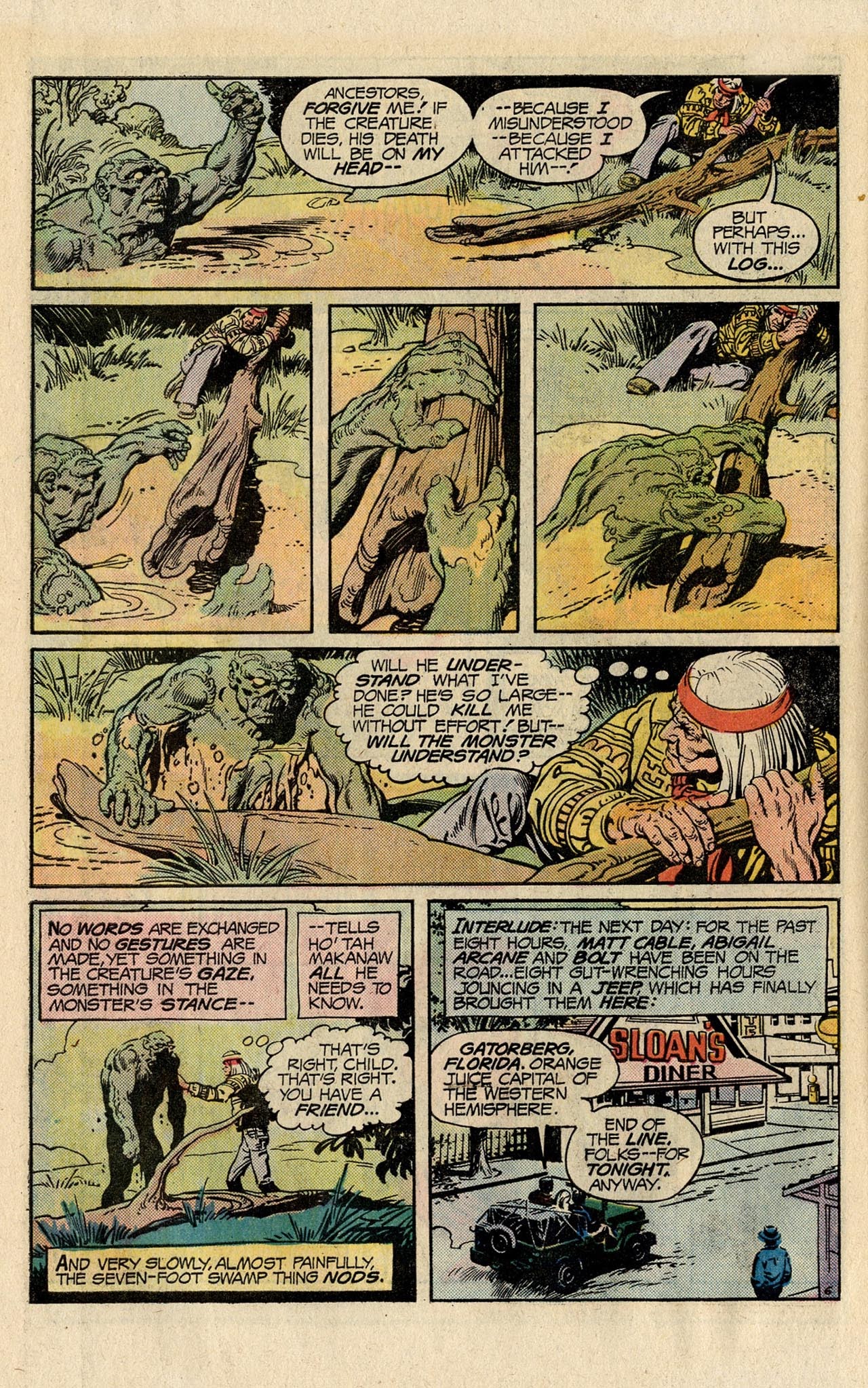 Read online Swamp Thing (1972) comic -  Issue #19 - 10