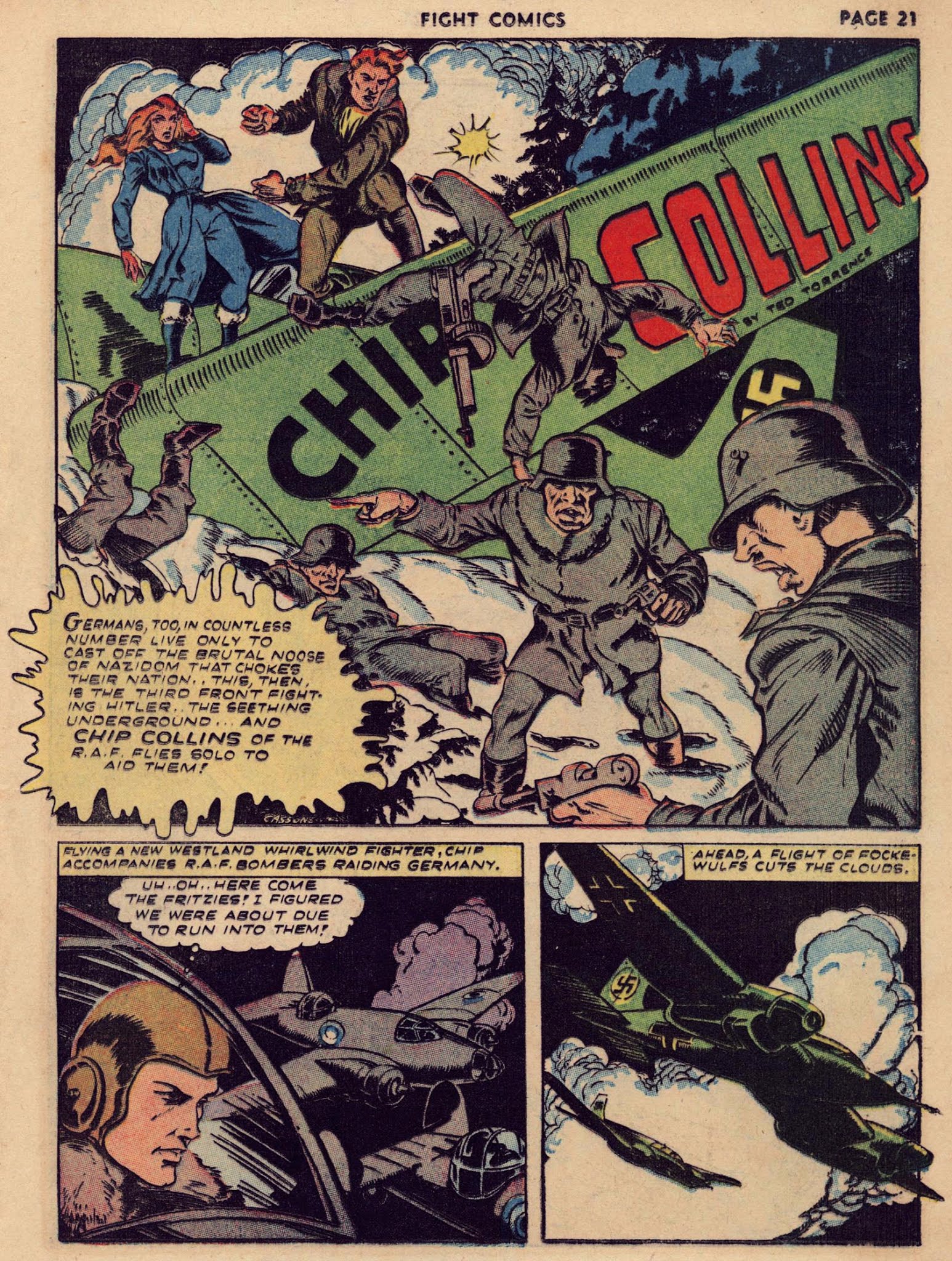 Read online Fight Comics comic -  Issue #24 - 23