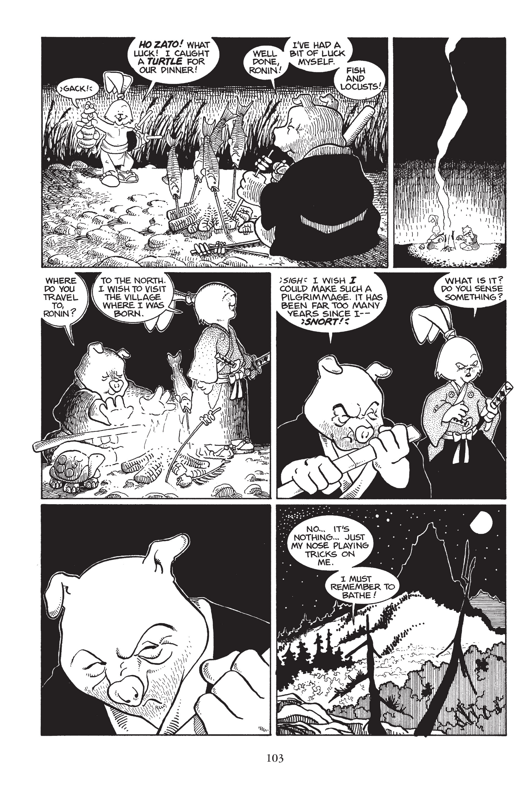 Read online Usagi Yojimbo (1987) comic -  Issue # _TPB 1 - 101