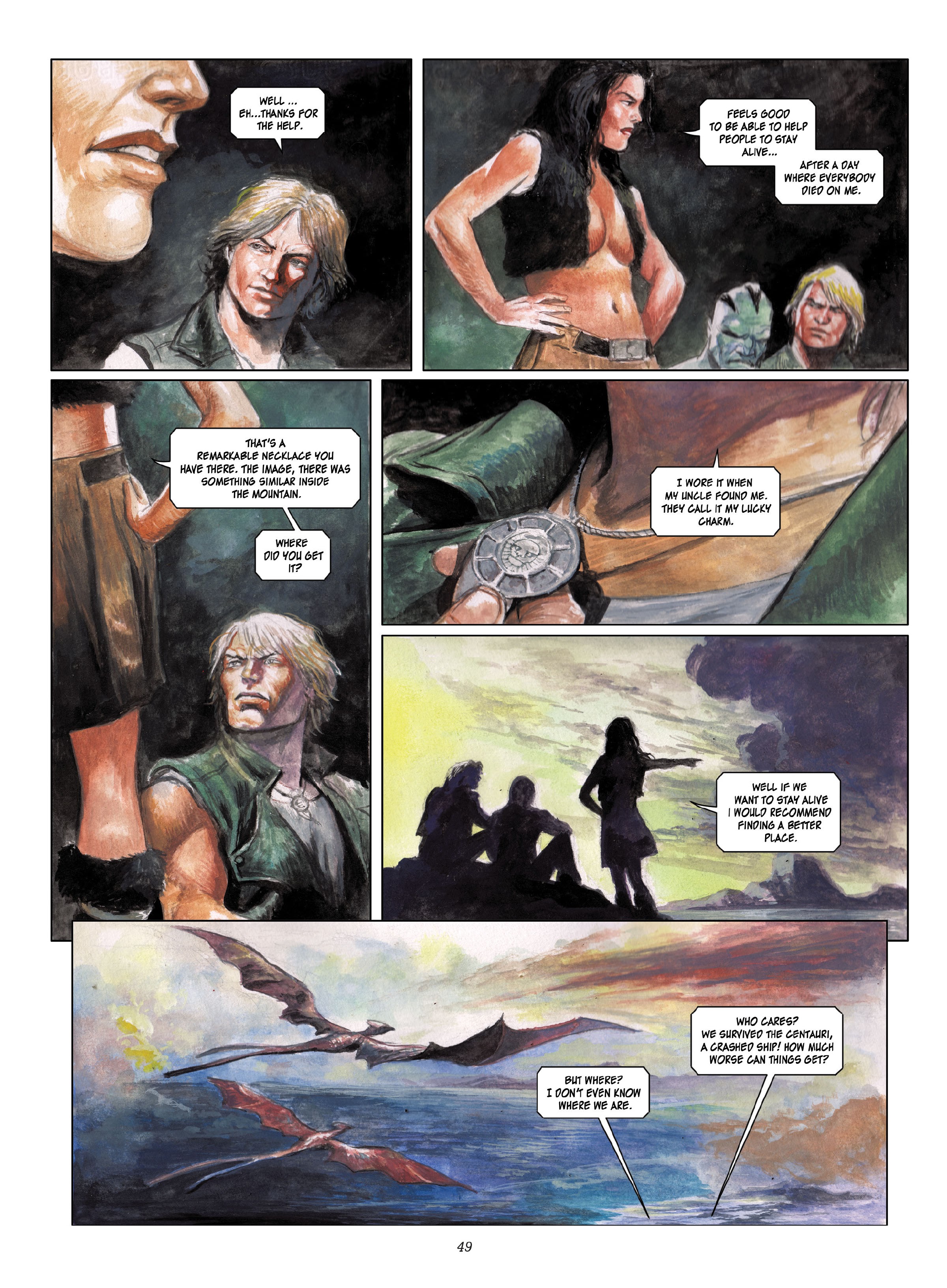 Read online The Lost Tales of Lemuria: The Mountains of Moran comic -  Issue # Full - 49