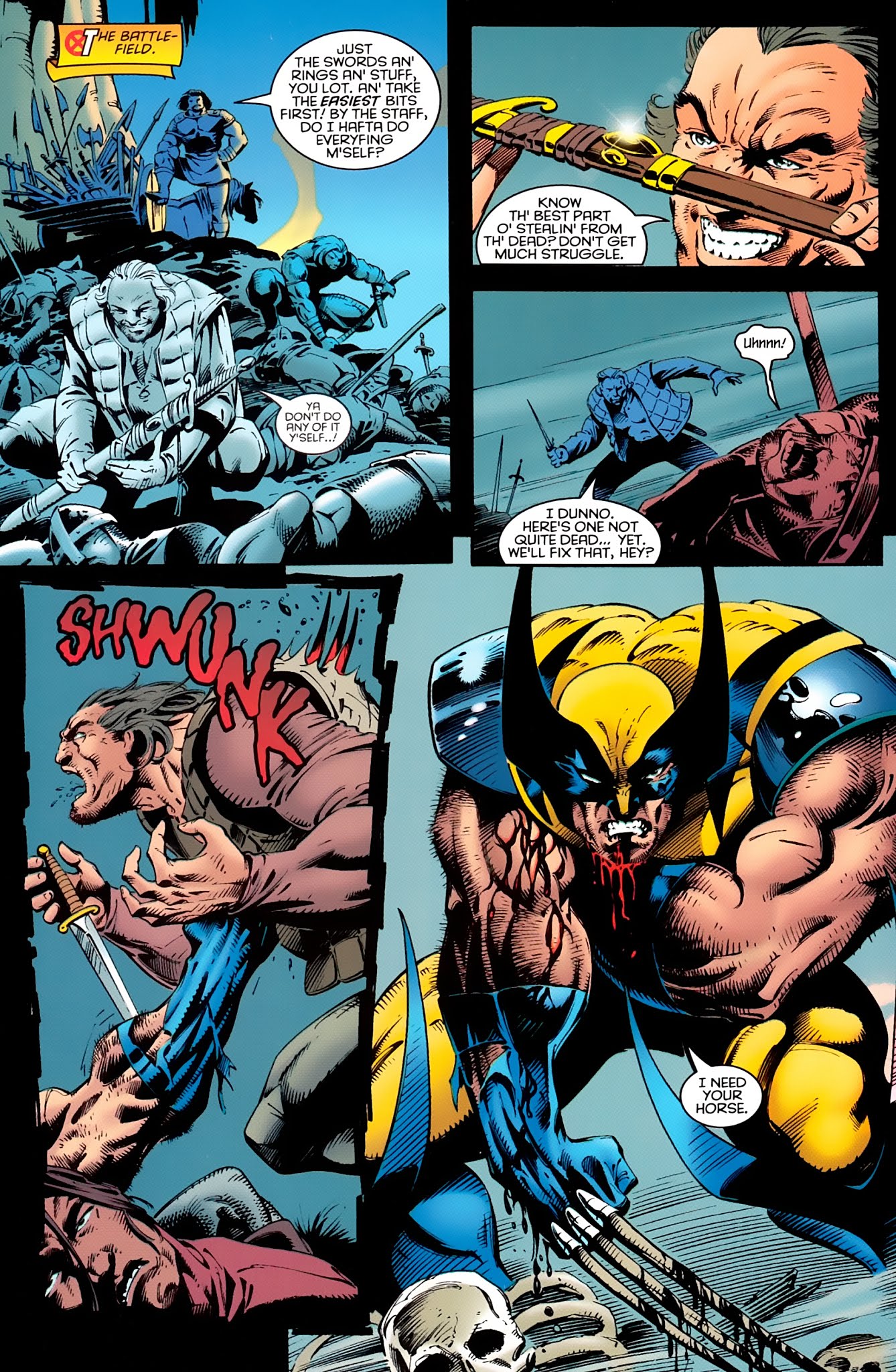 Read online Wolverine: Knight of Terra comic -  Issue # Full - 18