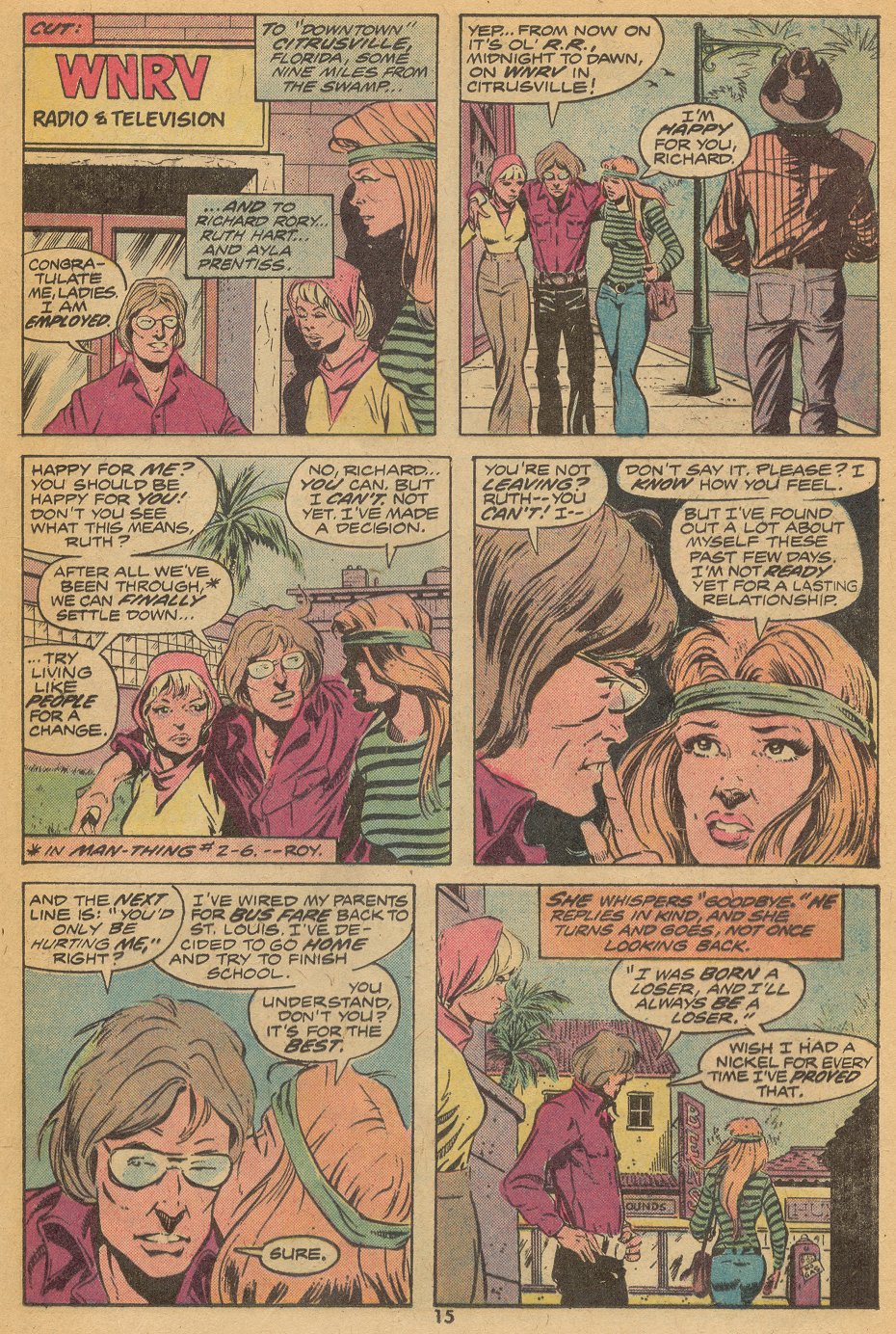 Read online Man-Thing (1974) comic -  Issue #7 - 10
