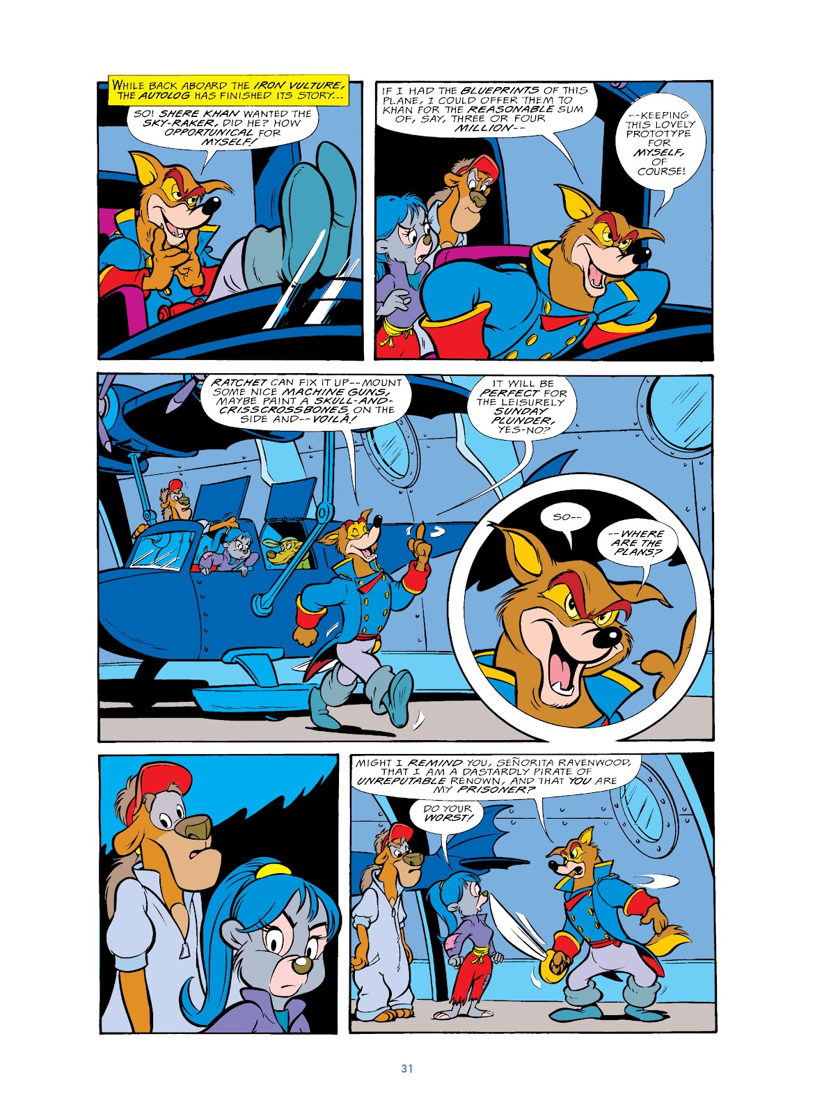 The Disney Afternoon Adventures Vol. 2 – TaleSpin – Flight of the Sky-Raker issue TPB (Part 1) - Page 36