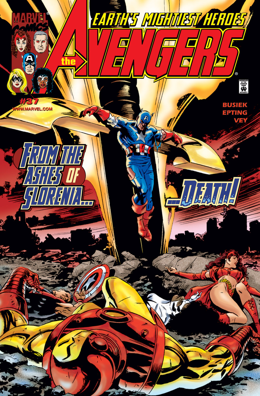 Read online Avengers (1998) comic -  Issue #37 - 1