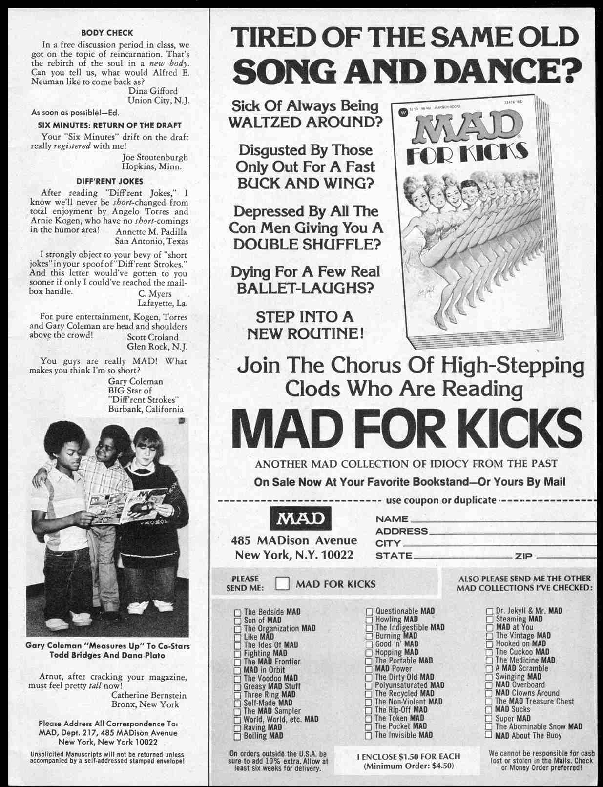 Read online MAD comic -  Issue #217 - 5