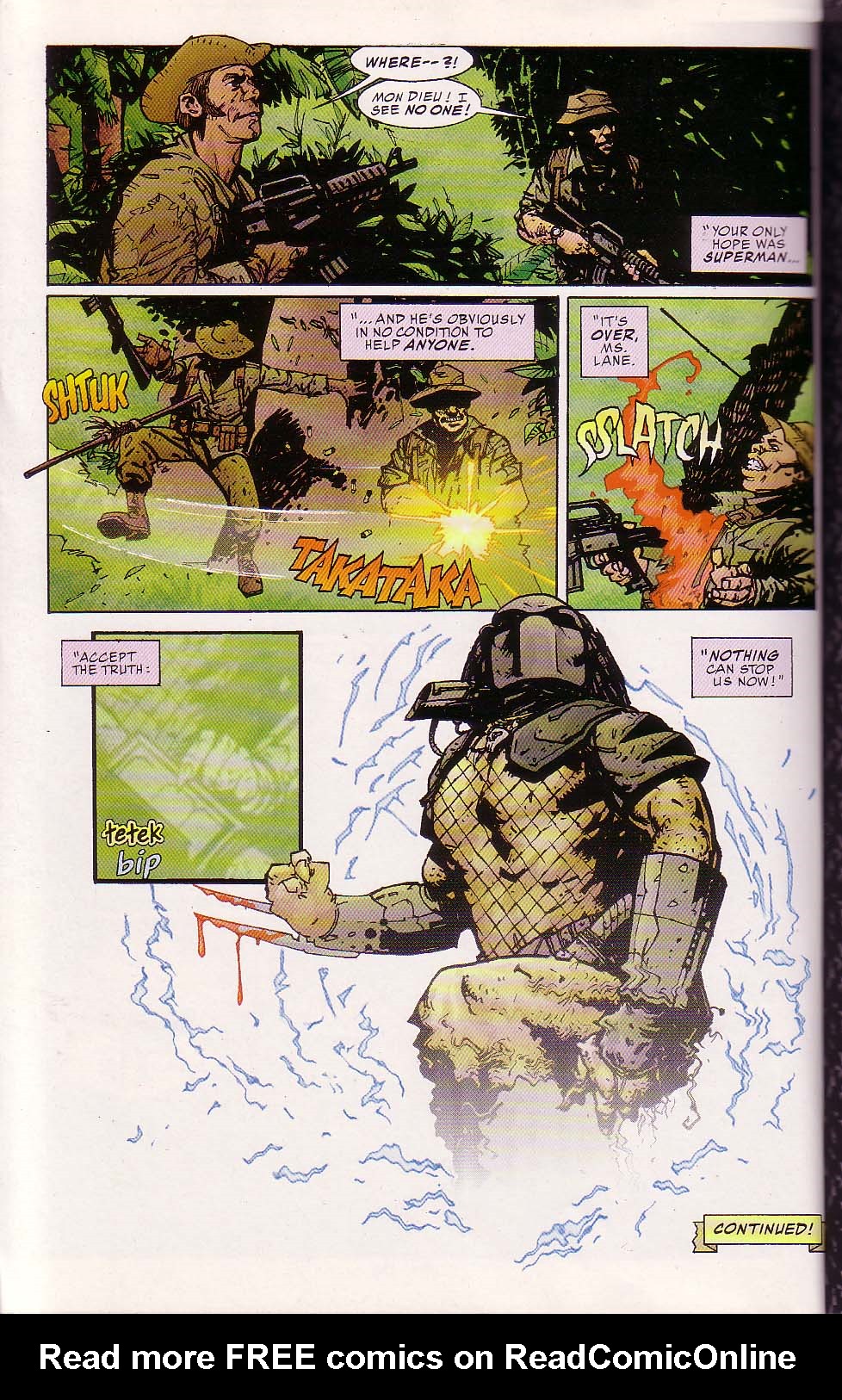 Read online Superman vs. Predator comic -  Issue #1 - 50