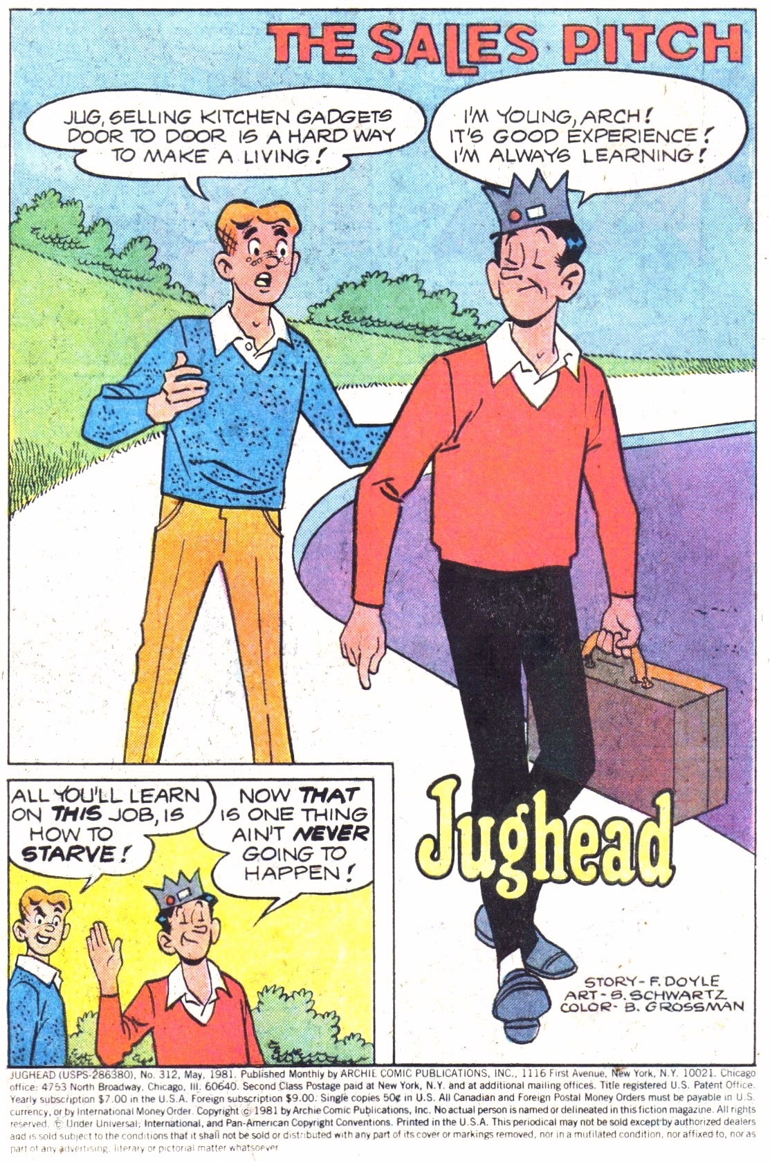 Read online Jughead (1965) comic -  Issue #312 - 3