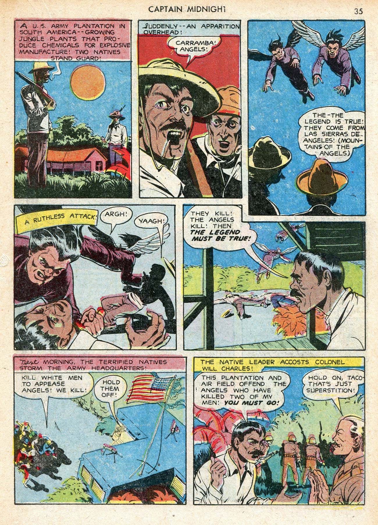 Read online Captain Midnight (1942) comic -  Issue #12 - 35