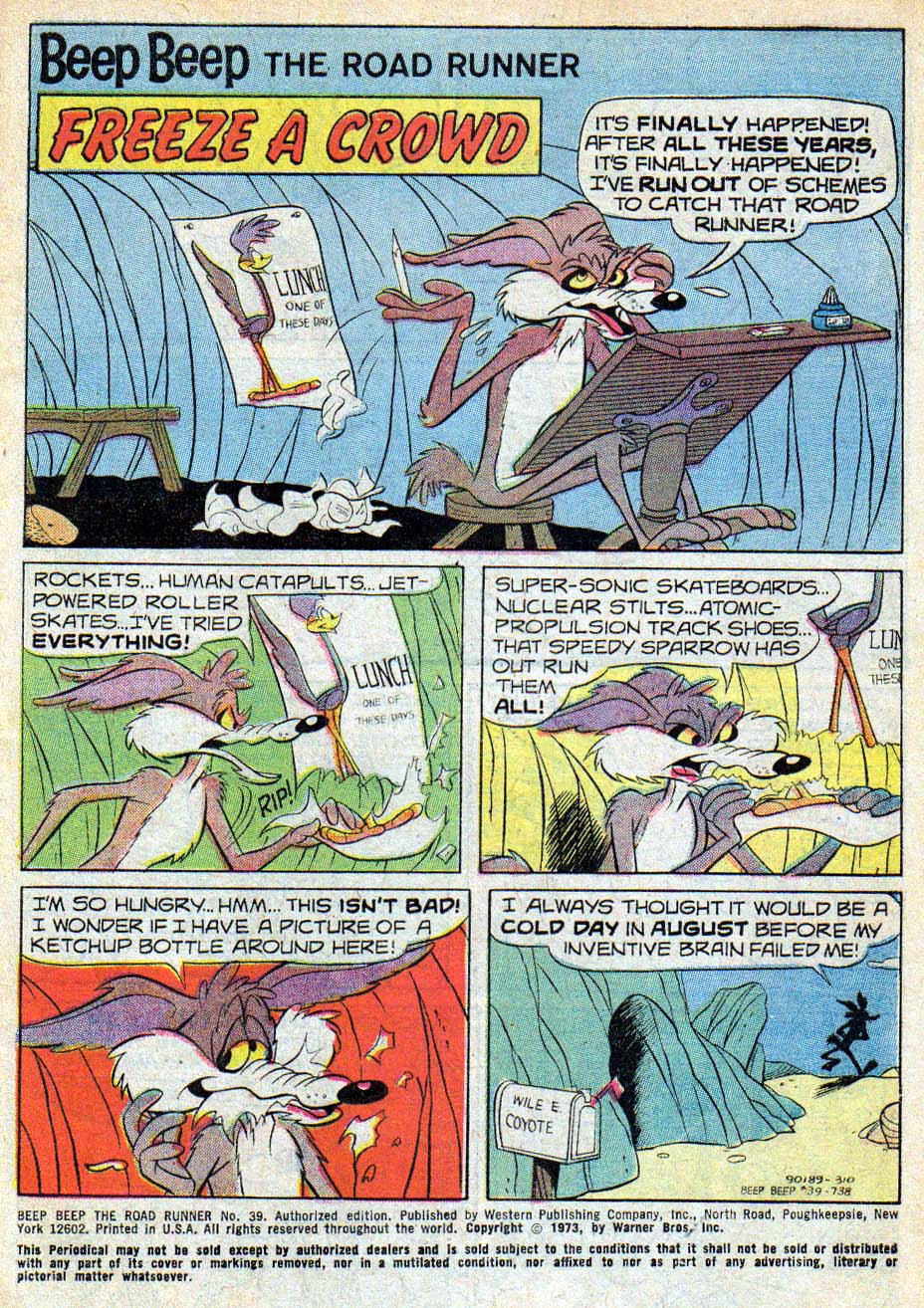 Read online Beep Beep The Road Runner comic -  Issue #39 - 2