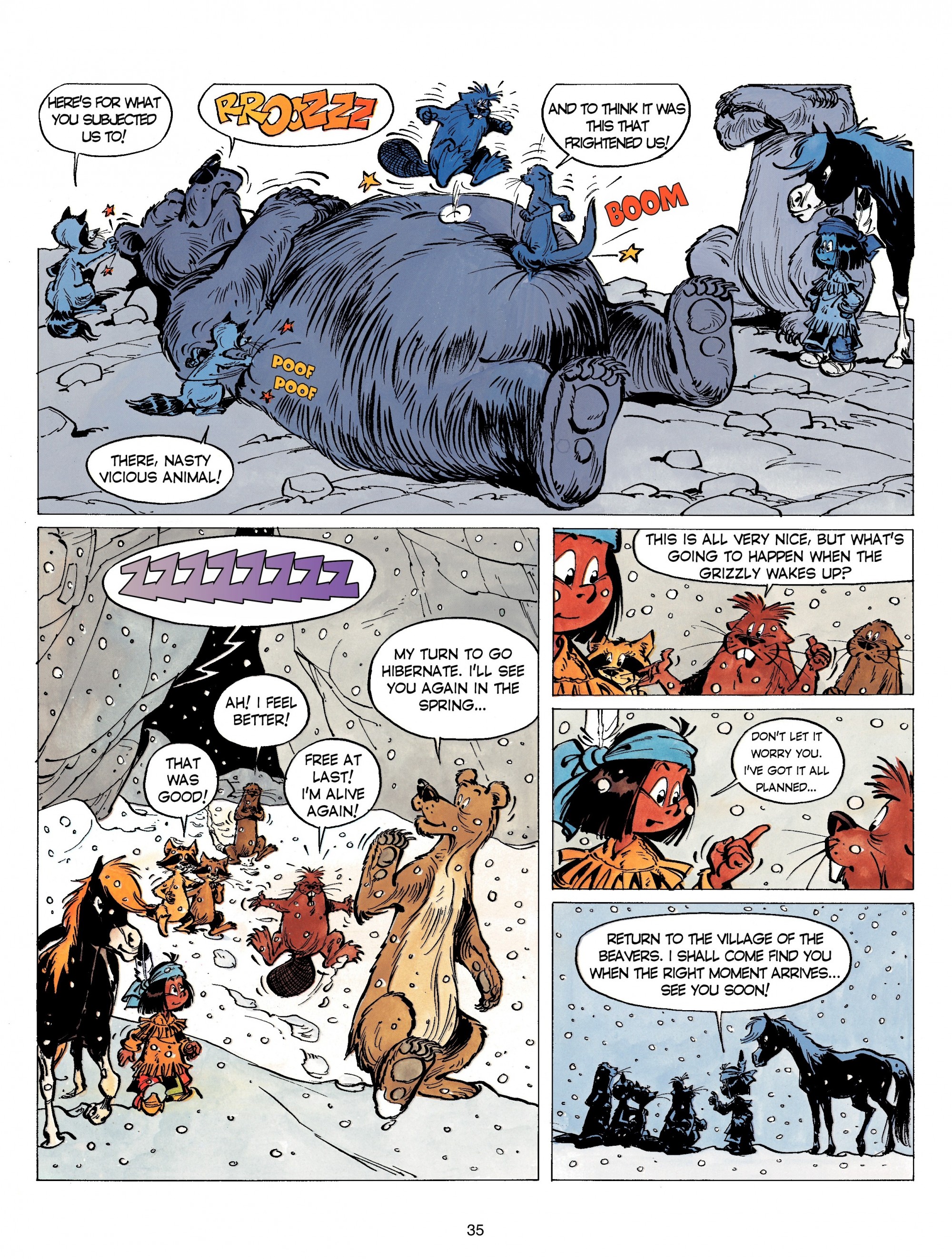 Read online Yakari comic -  Issue #4 - 35