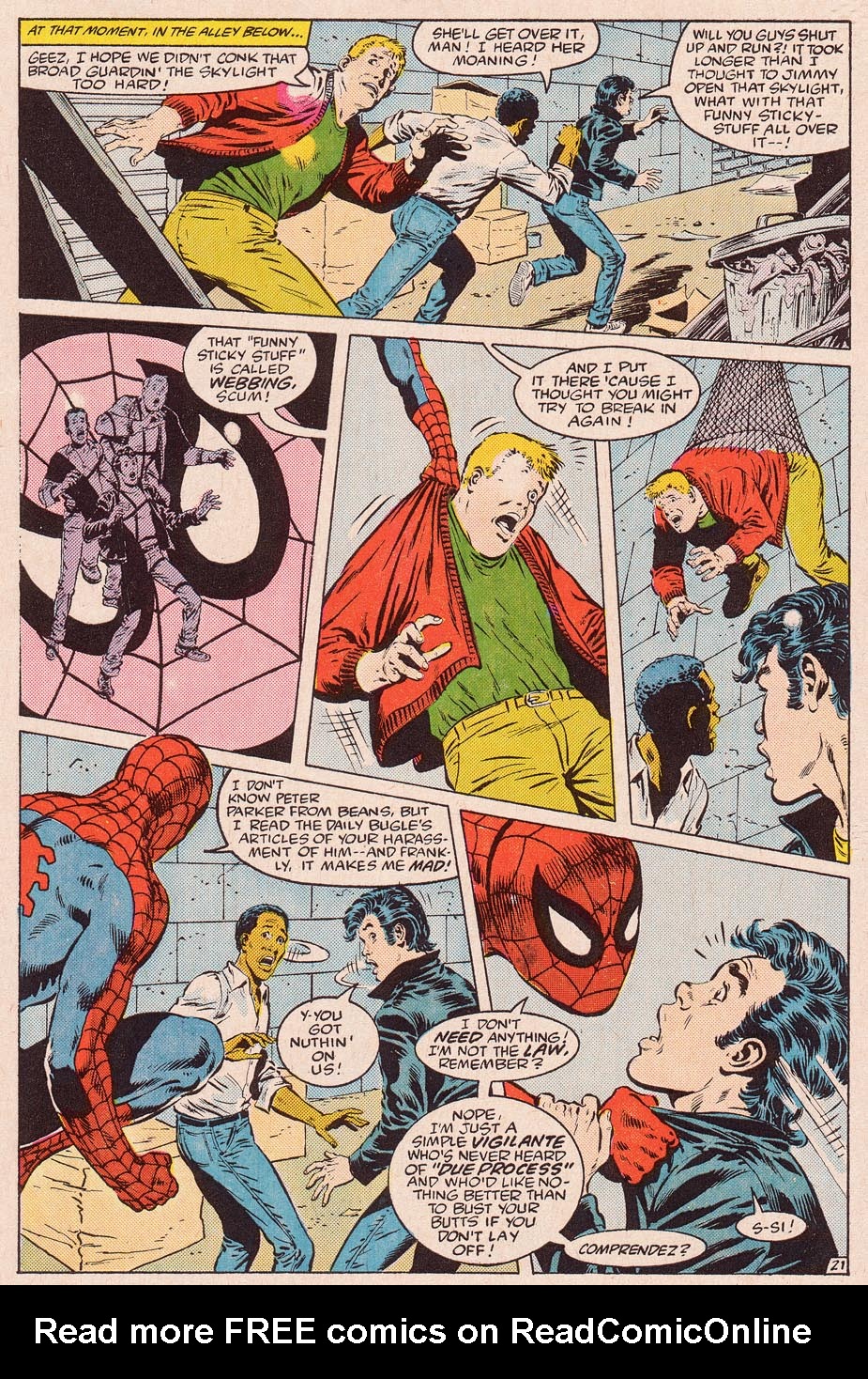 Read online Web of Spider-Man (1985) comic -  Issue #11 - 22