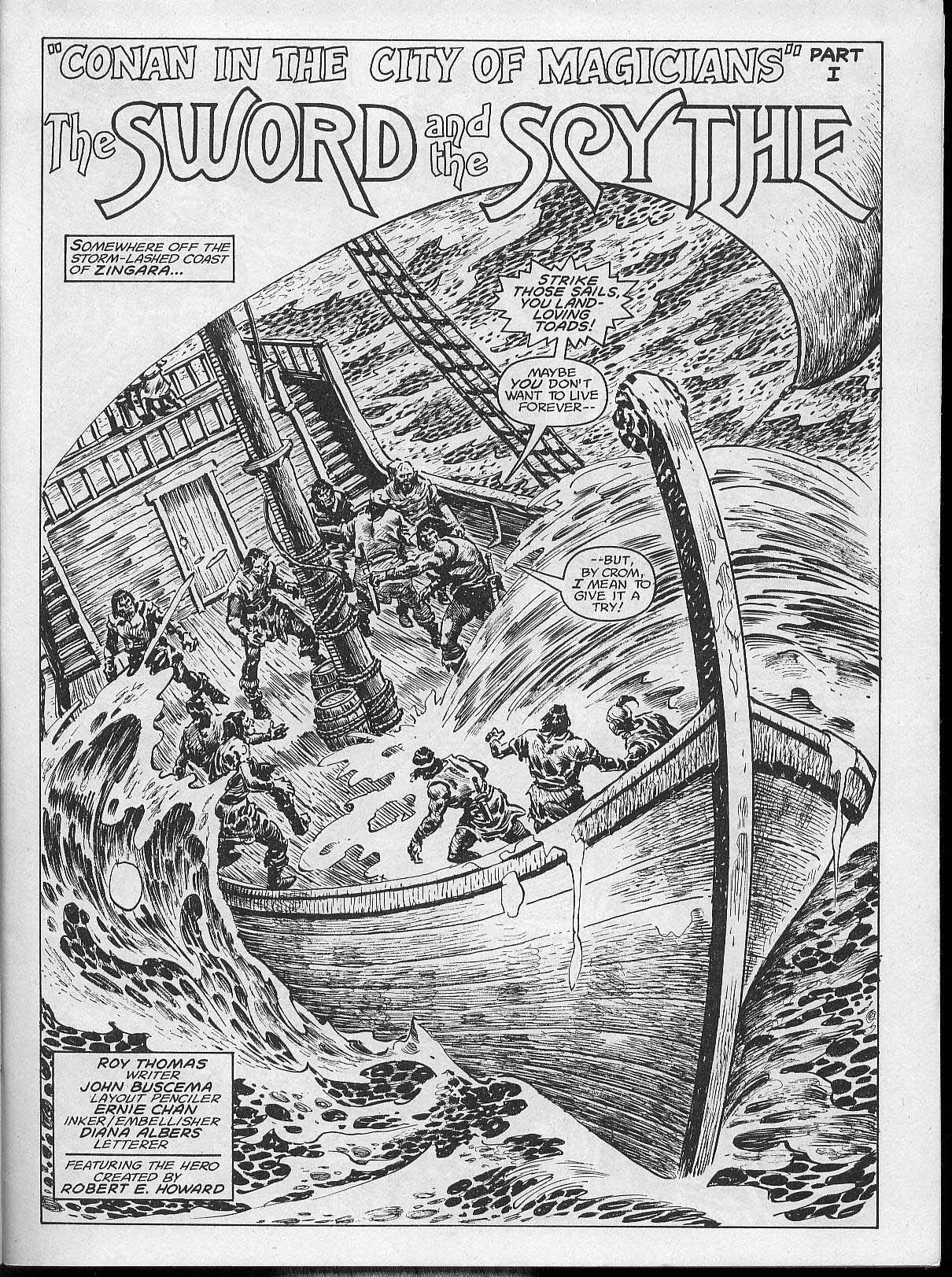 Read online The Savage Sword Of Conan comic -  Issue #202 - 3