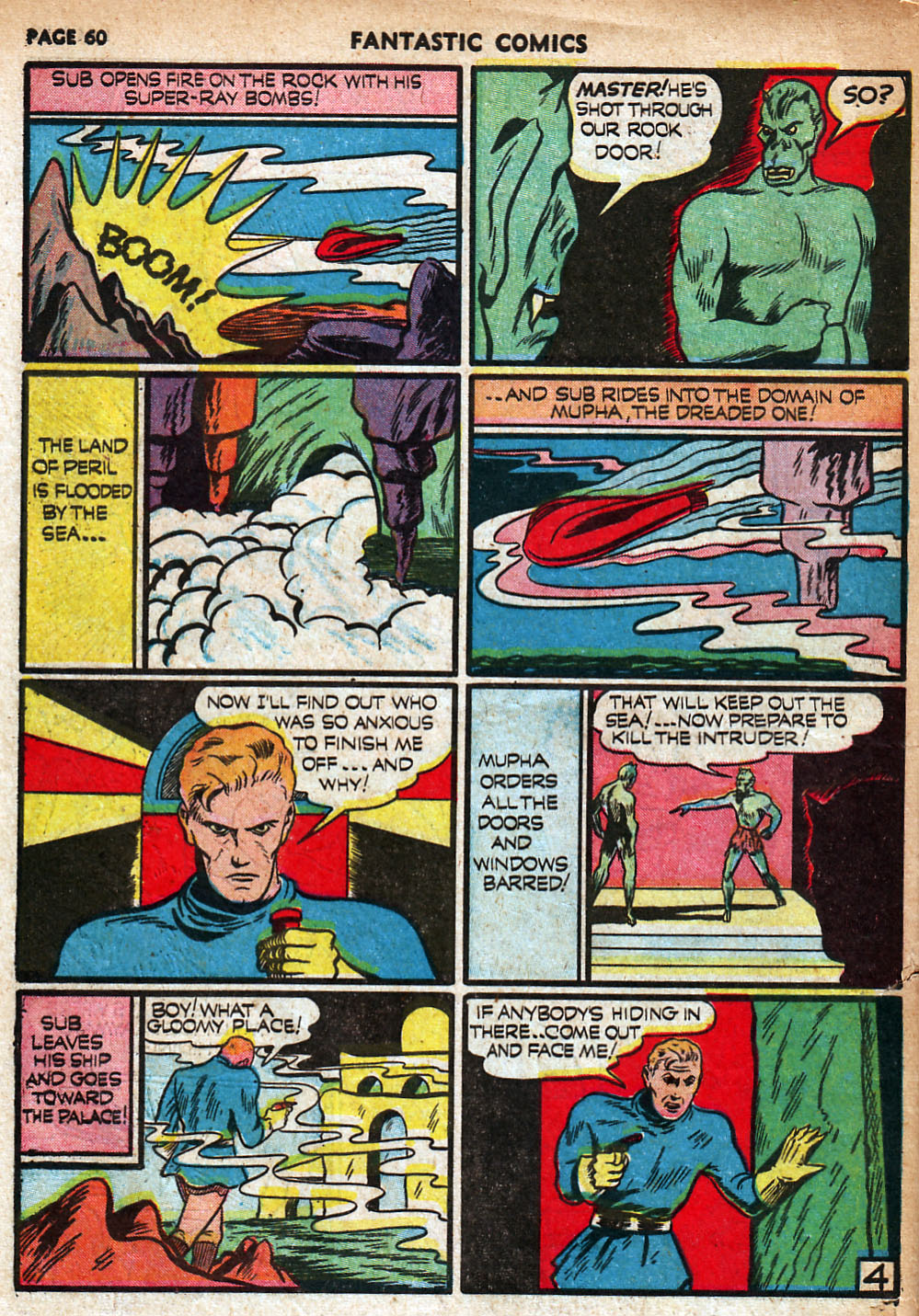 Read online Fantastic Comics comic -  Issue #18 - 62