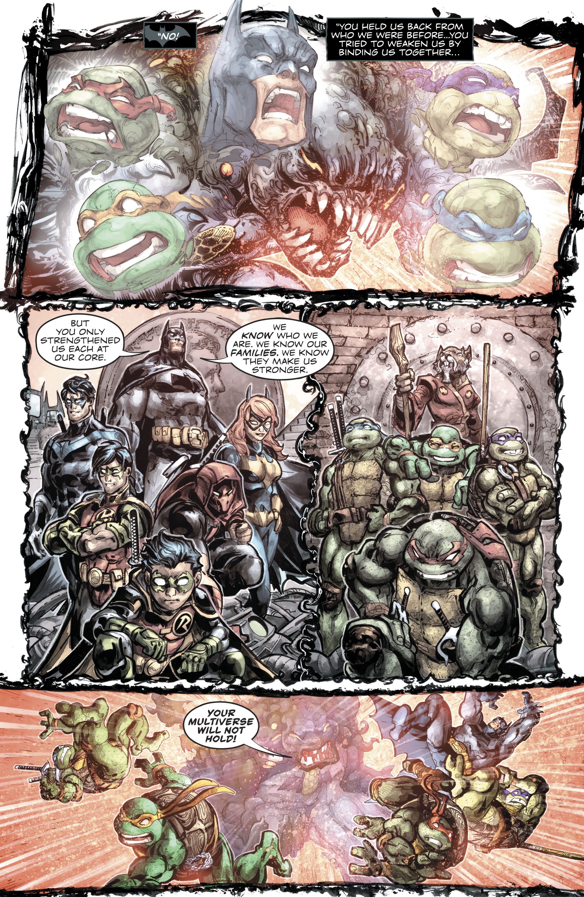 Read online Batman/Teenage Mutant Ninja Turtles III comic -  Issue #6 - 17
