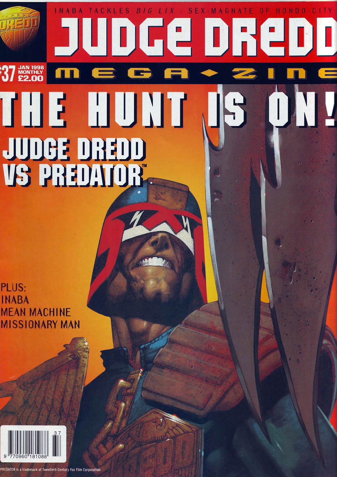 Judge Dredd Megazine (vol. 3) issue 37 - Page 1