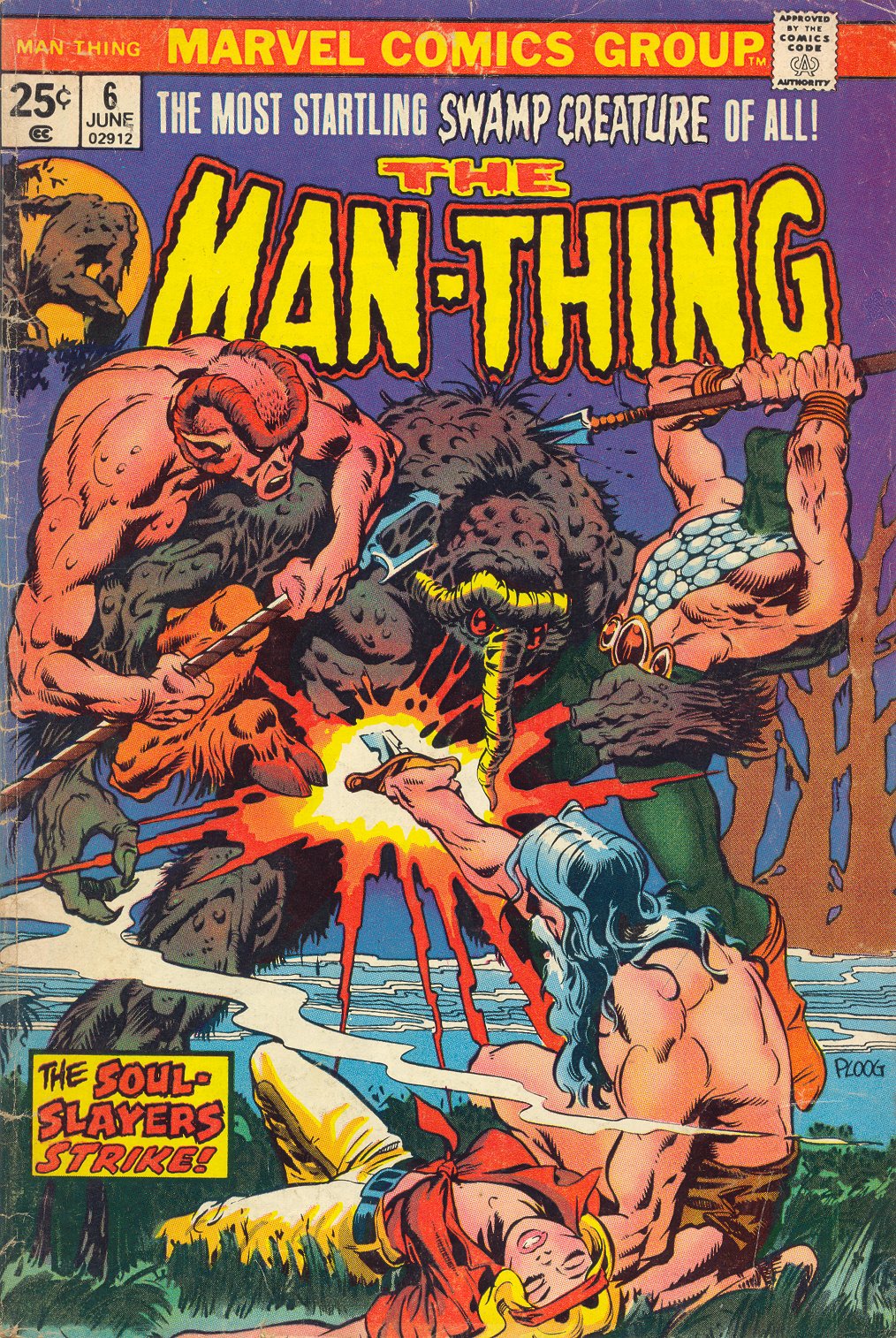 Read online Man-Thing (1974) comic -  Issue #6 - 1