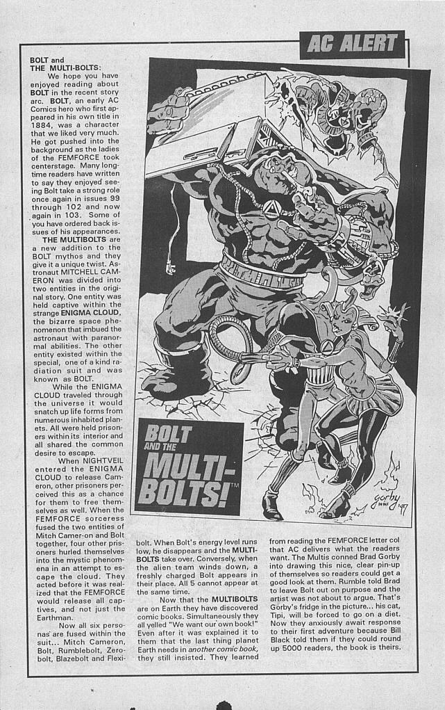 Read online Femforce comic -  Issue #103 - 30