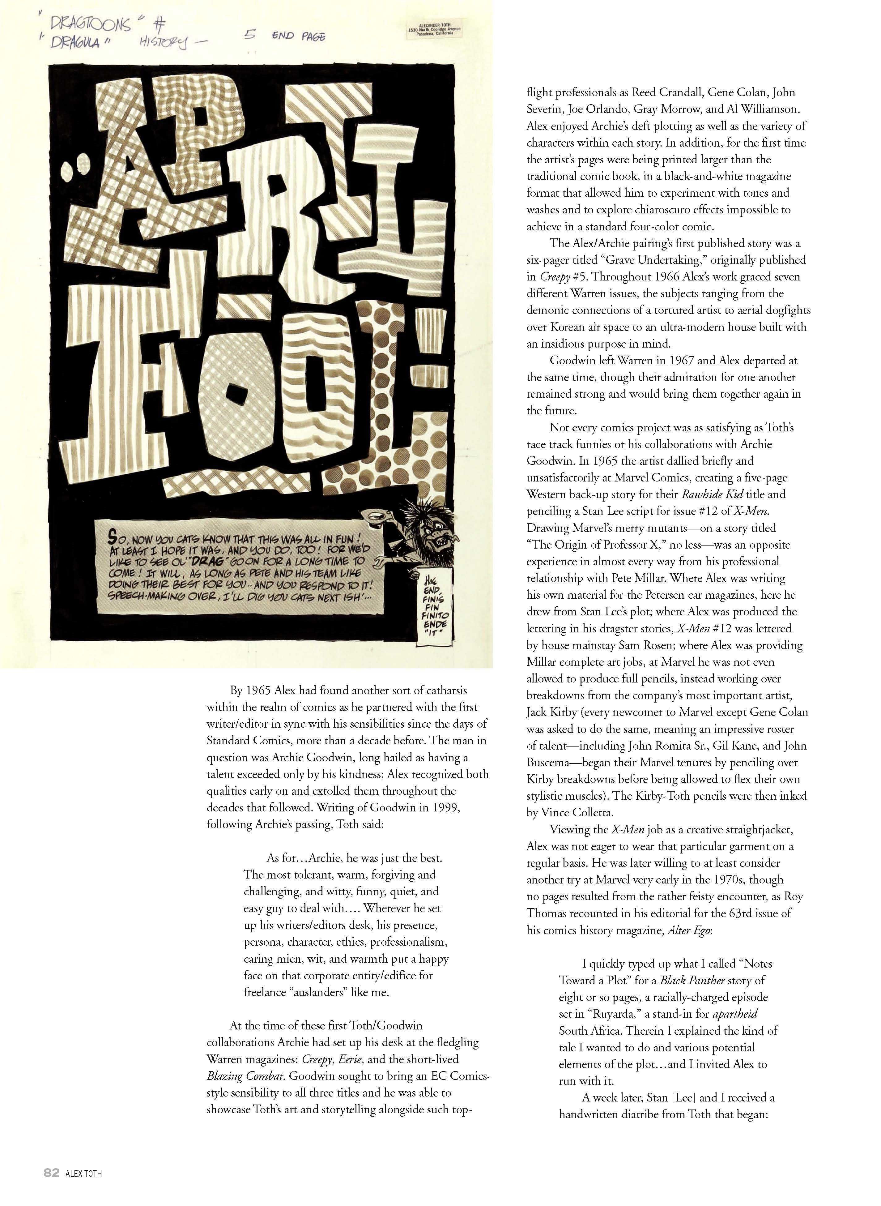 Read online Genius, Illustrated: The Life and Art of Alex Toth comic -  Issue # TPB (Part 1) - 83