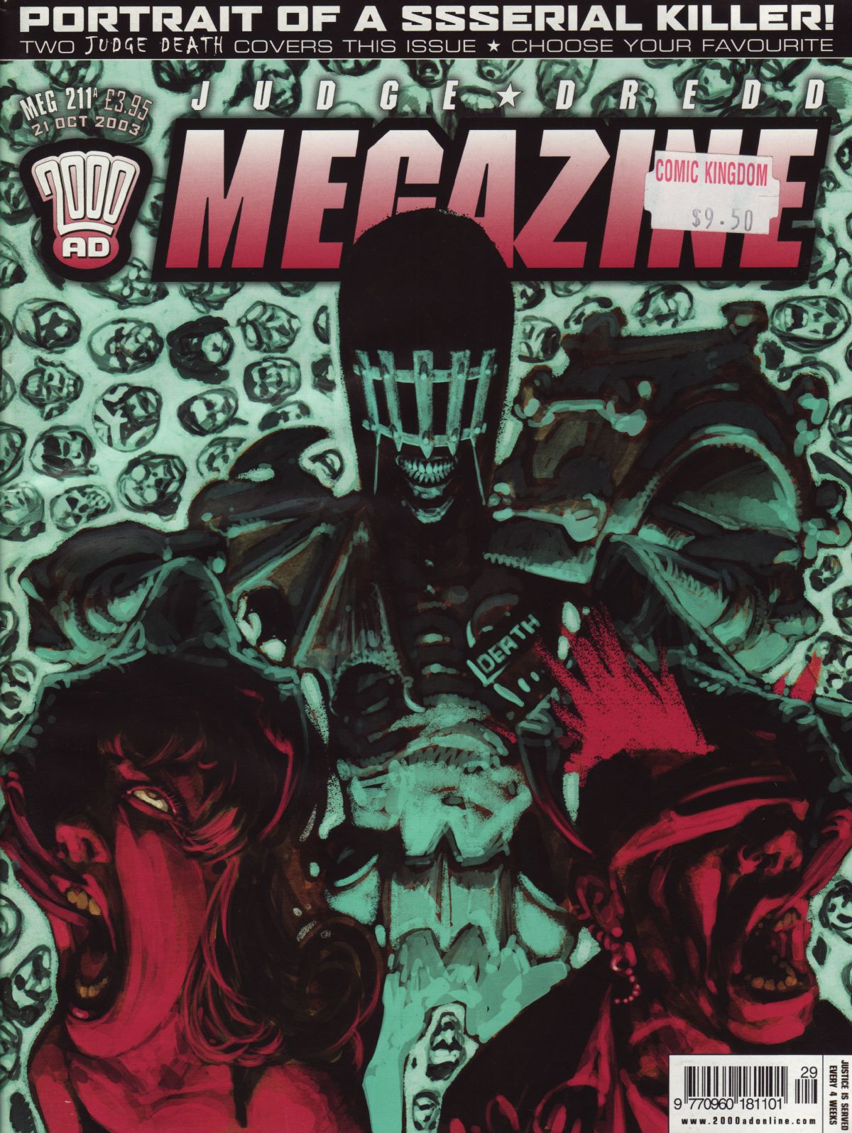 Judge Dredd Megazine (Vol. 5) issue 211 - Page 1