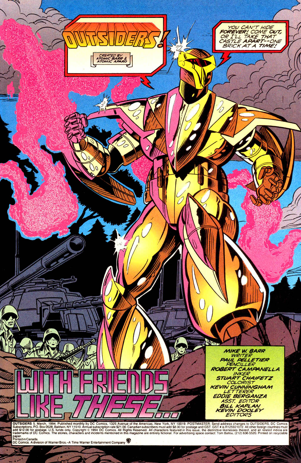 Read online Outsiders (1993) comic -  Issue #5 - 2