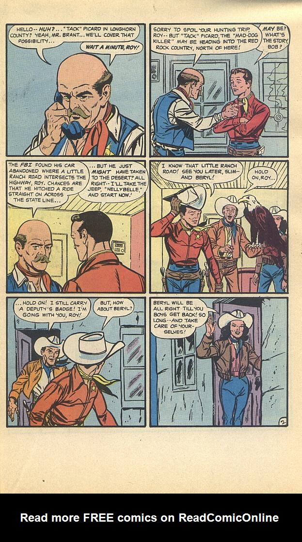 Read online Roy Rogers comic -  Issue #4 - 21