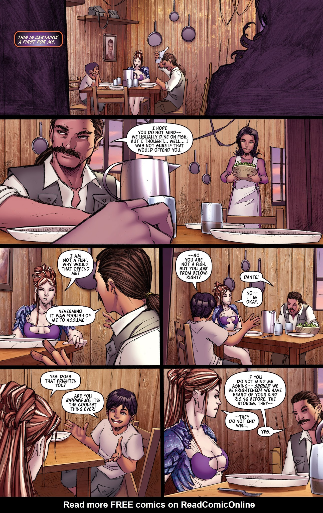 Read online Michael Turner's Fathom: Kiani (2014) comic -  Issue #1 - 10