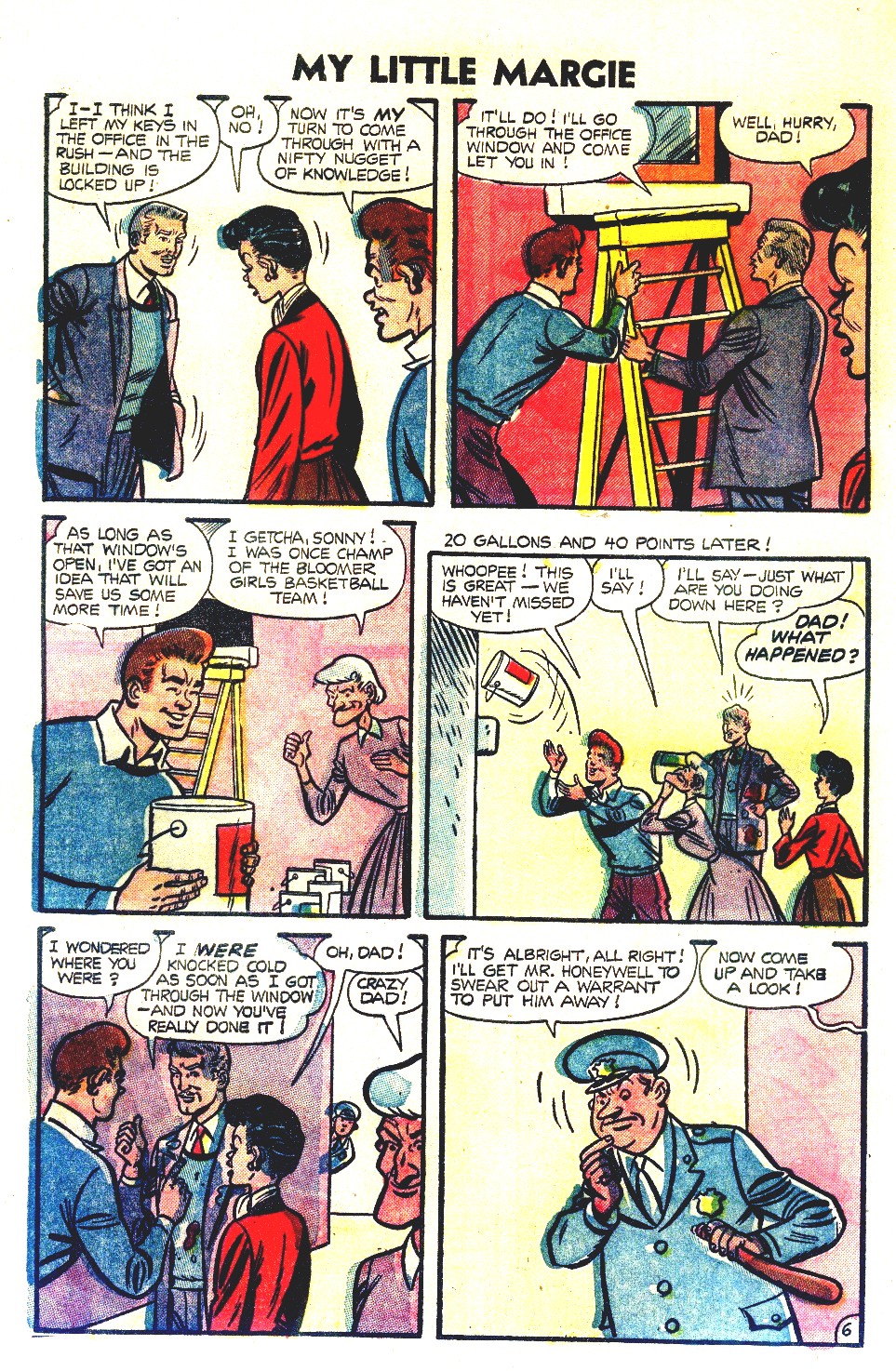 Read online My Little Margie (1954) comic -  Issue #8 - 8