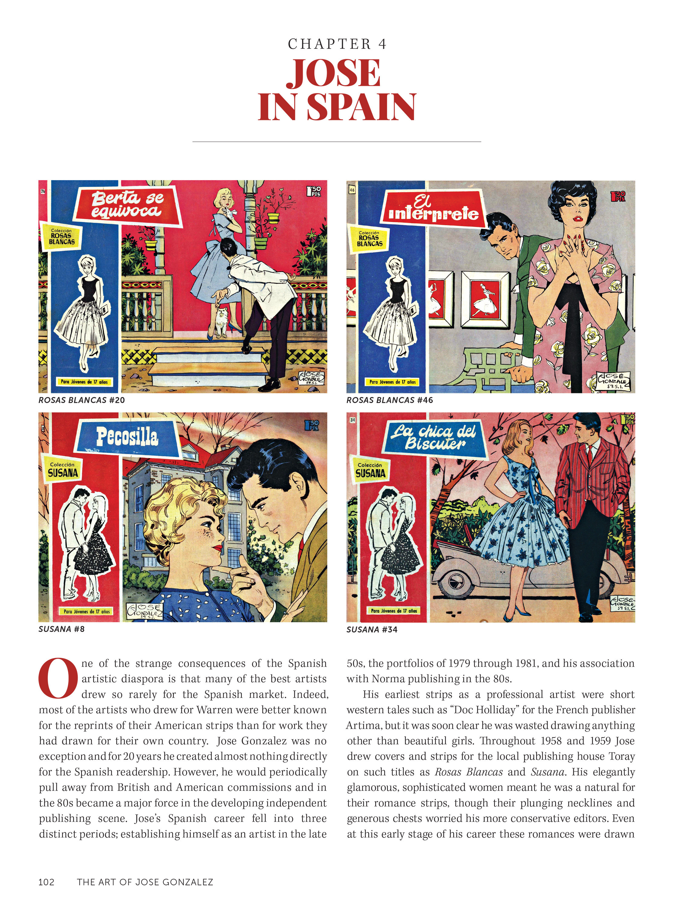 Read online The Art of Jose Gonzalez comic -  Issue # TPB (Part 2) - 4