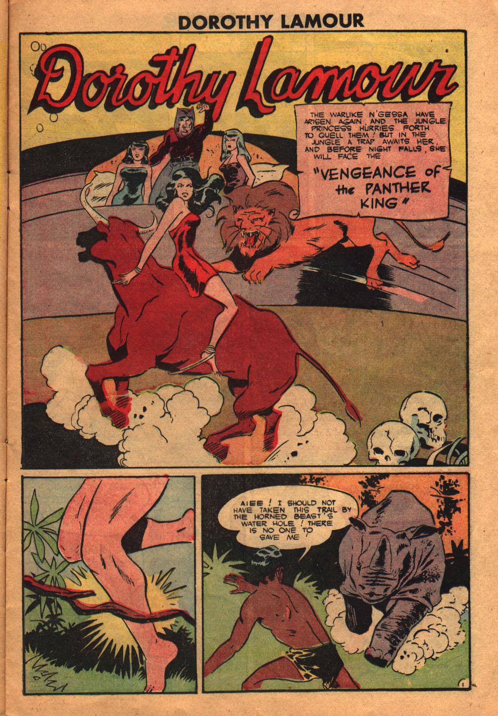 Read online Dorothy Lamour Jungle Princess comic -  Issue #2 - 13