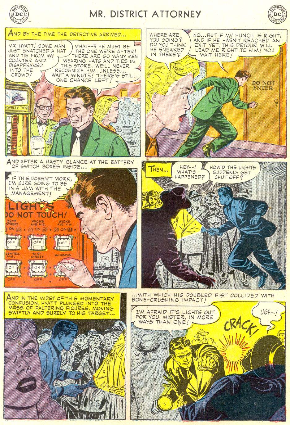 Read online Mr. District Attorney comic -  Issue #29 - 19