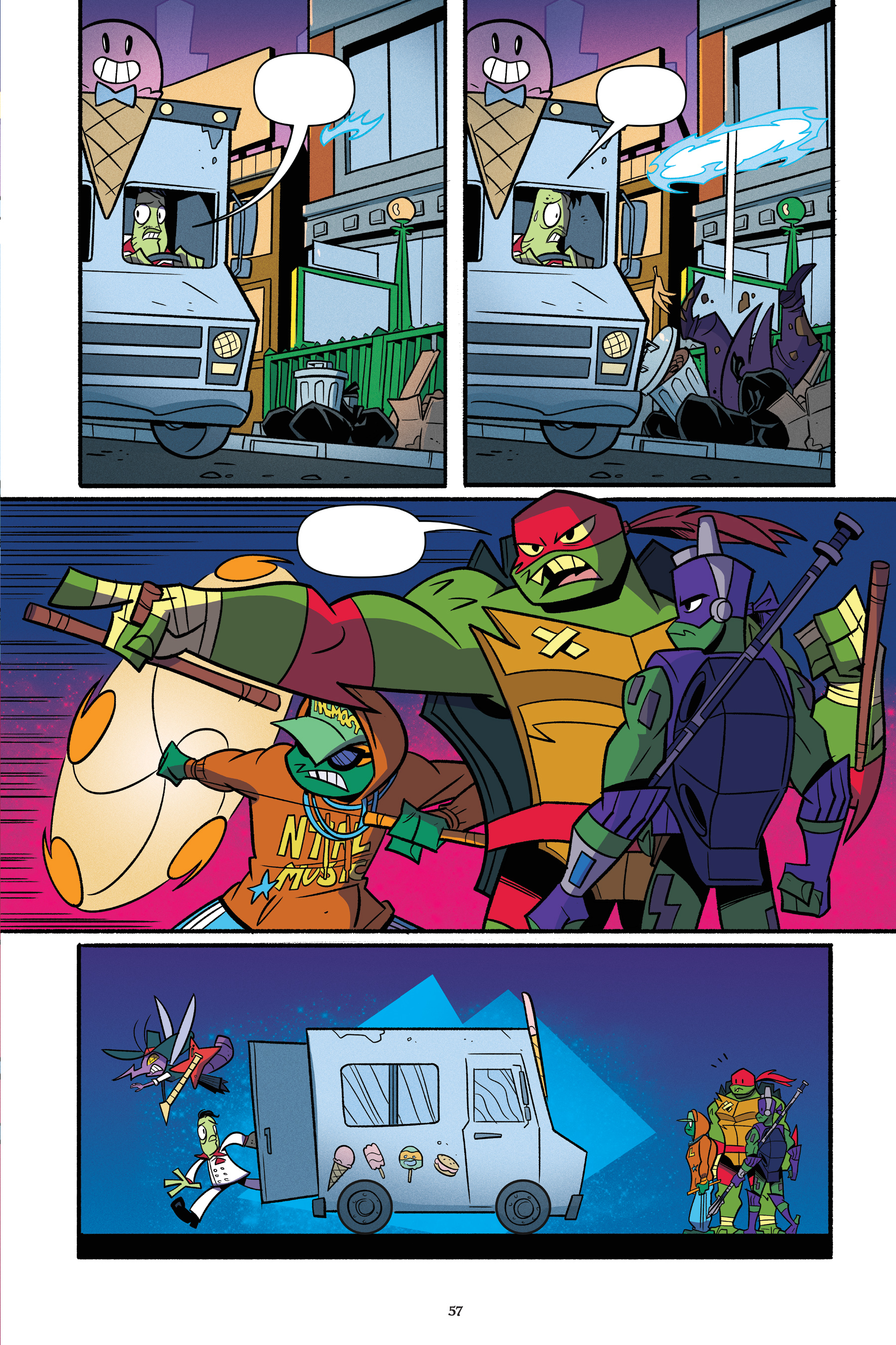 Read online Rise of the Teenage Mutant Ninja Turtles: Sound Off! comic -  Issue # _TPB - 58