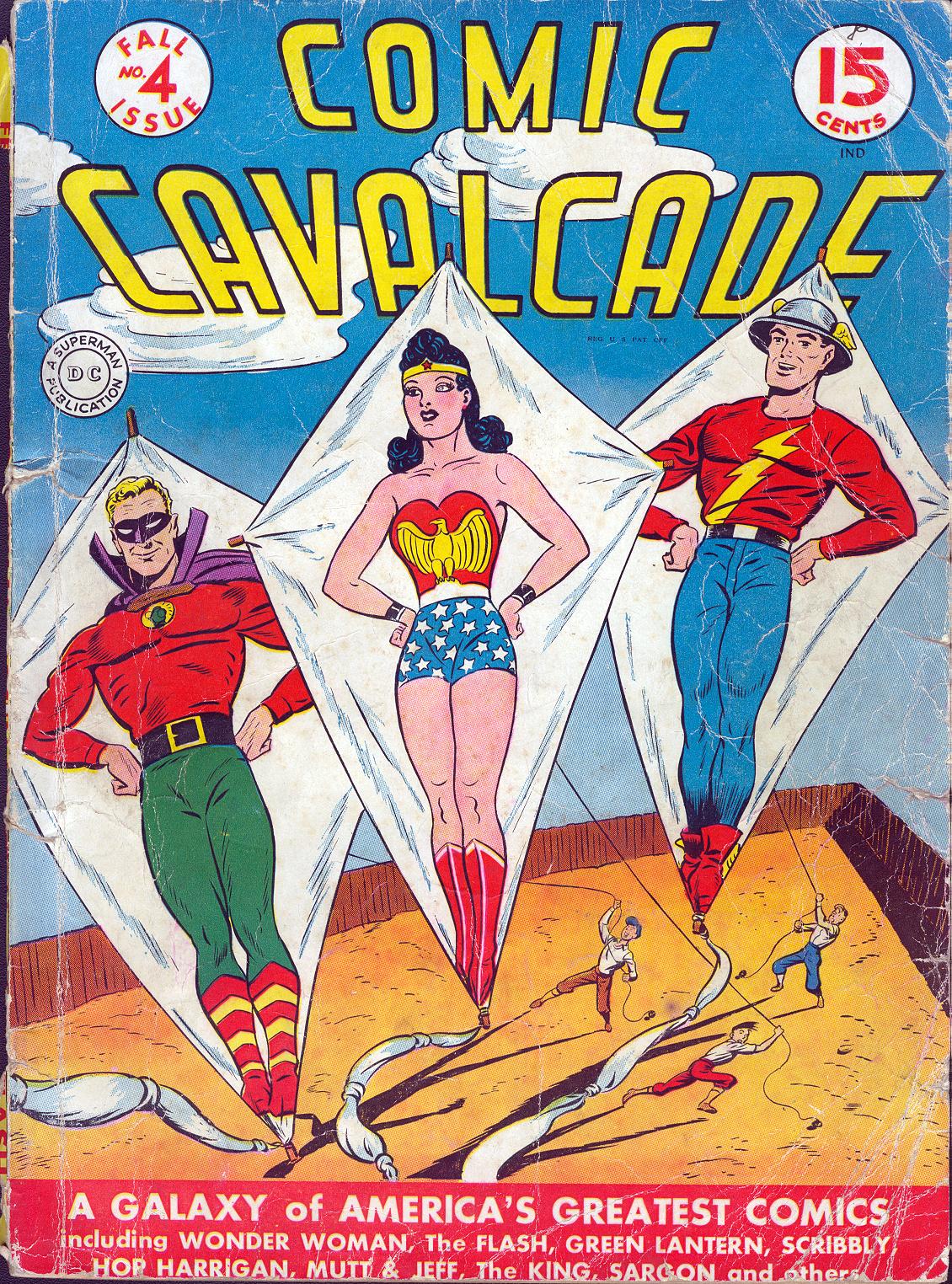 Read online Comic Cavalcade comic -  Issue #4 - 1