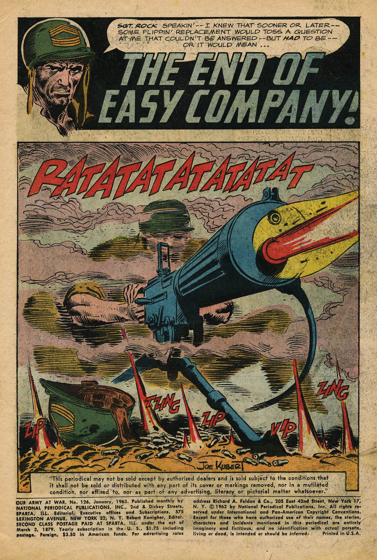 Read online Our Army at War (1952) comic -  Issue #126 - 3
