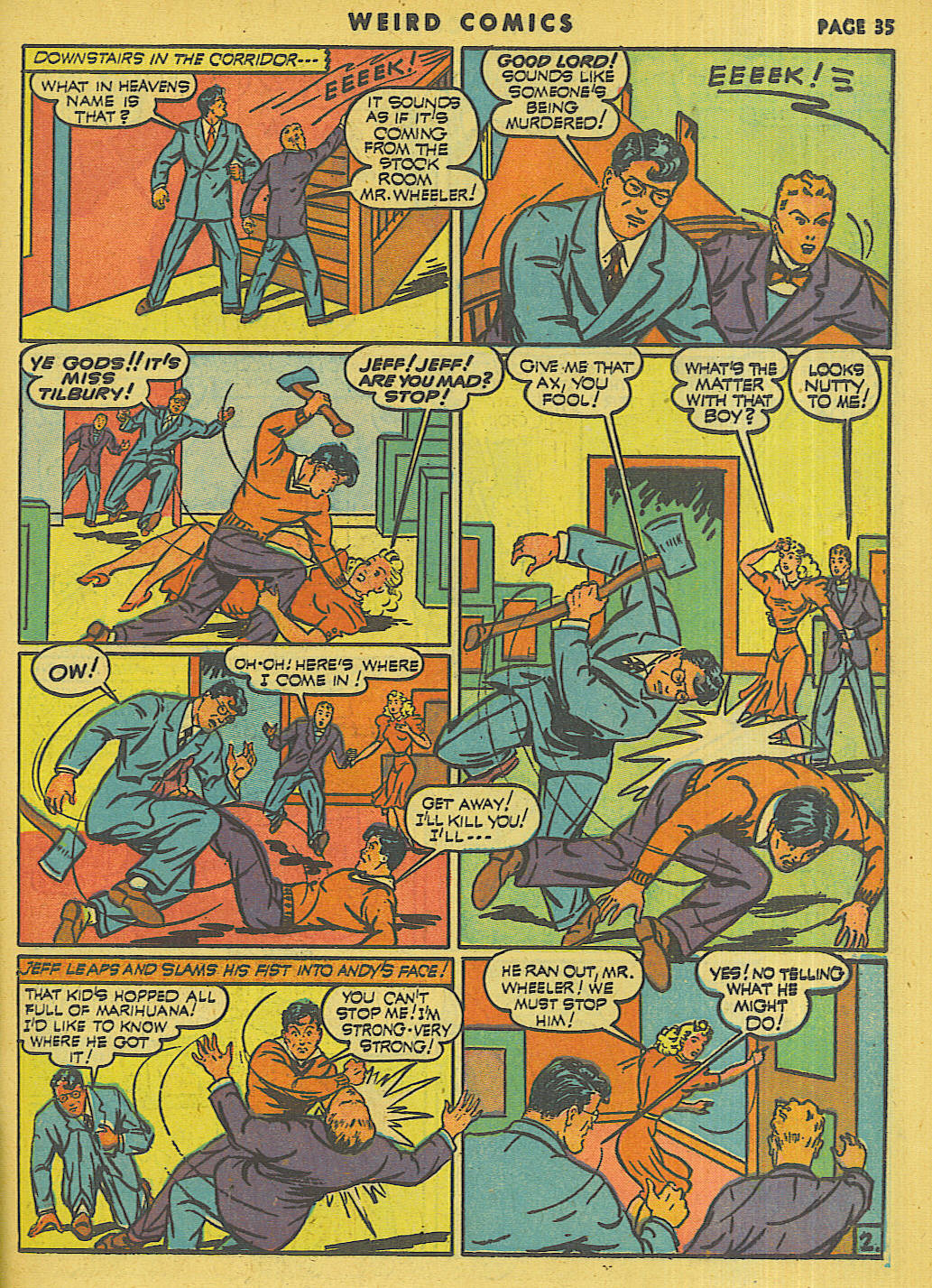 Read online Weird Comics comic -  Issue #17 - 34